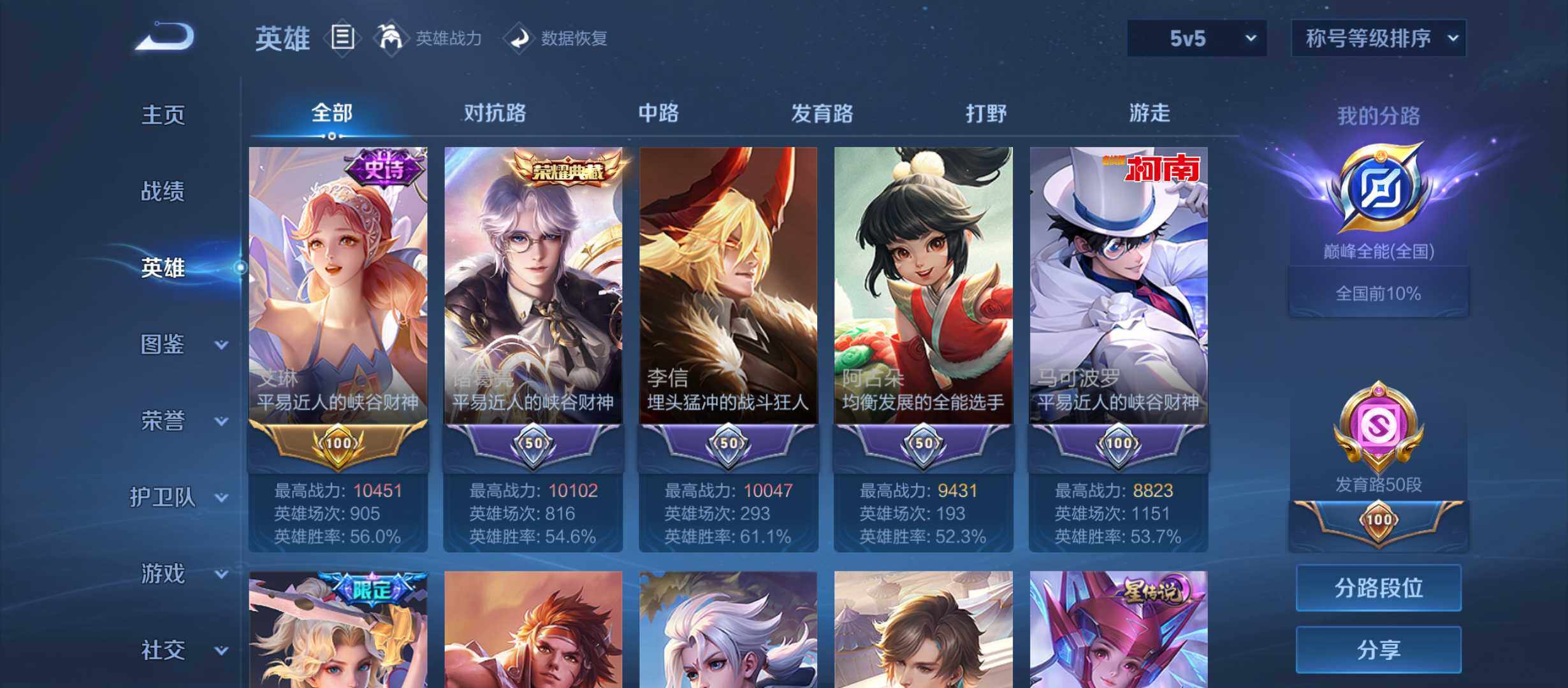 WZQM4456201王者荣耀账号详情图3