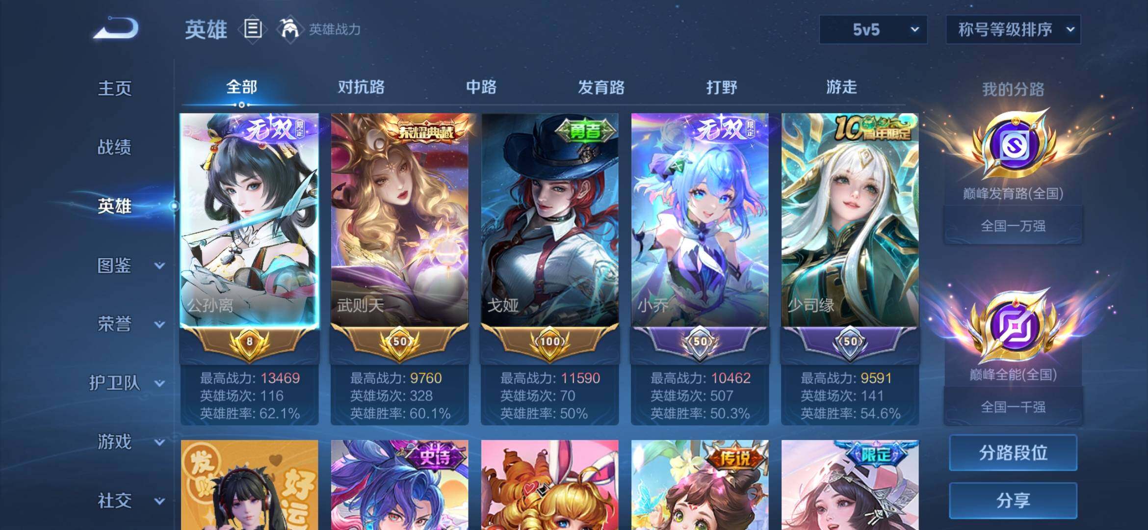 WZQM4457832王者荣耀账号详情图3 WZQM4457832王者荣耀账号详情图3