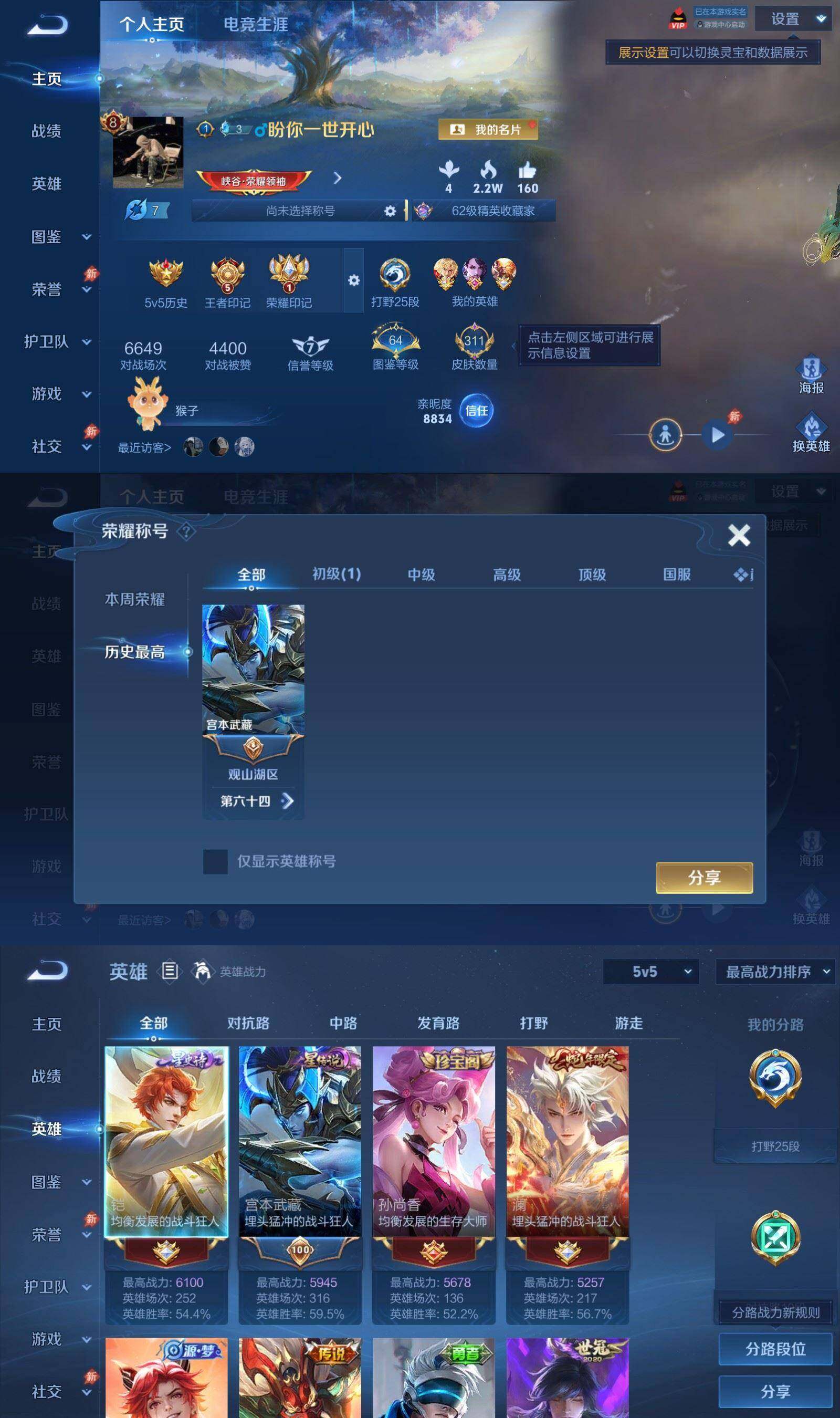 WZQM4459219王者荣耀账号详情图3