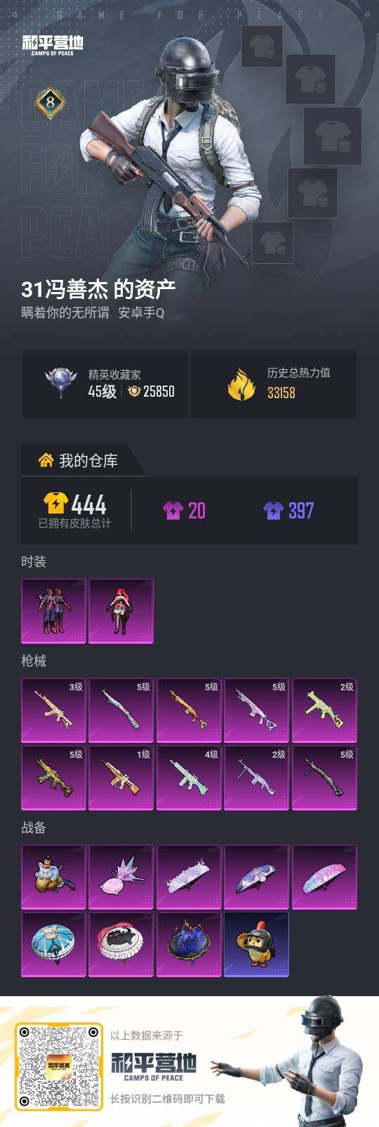 HPPX4272991和平精英账号详情图3