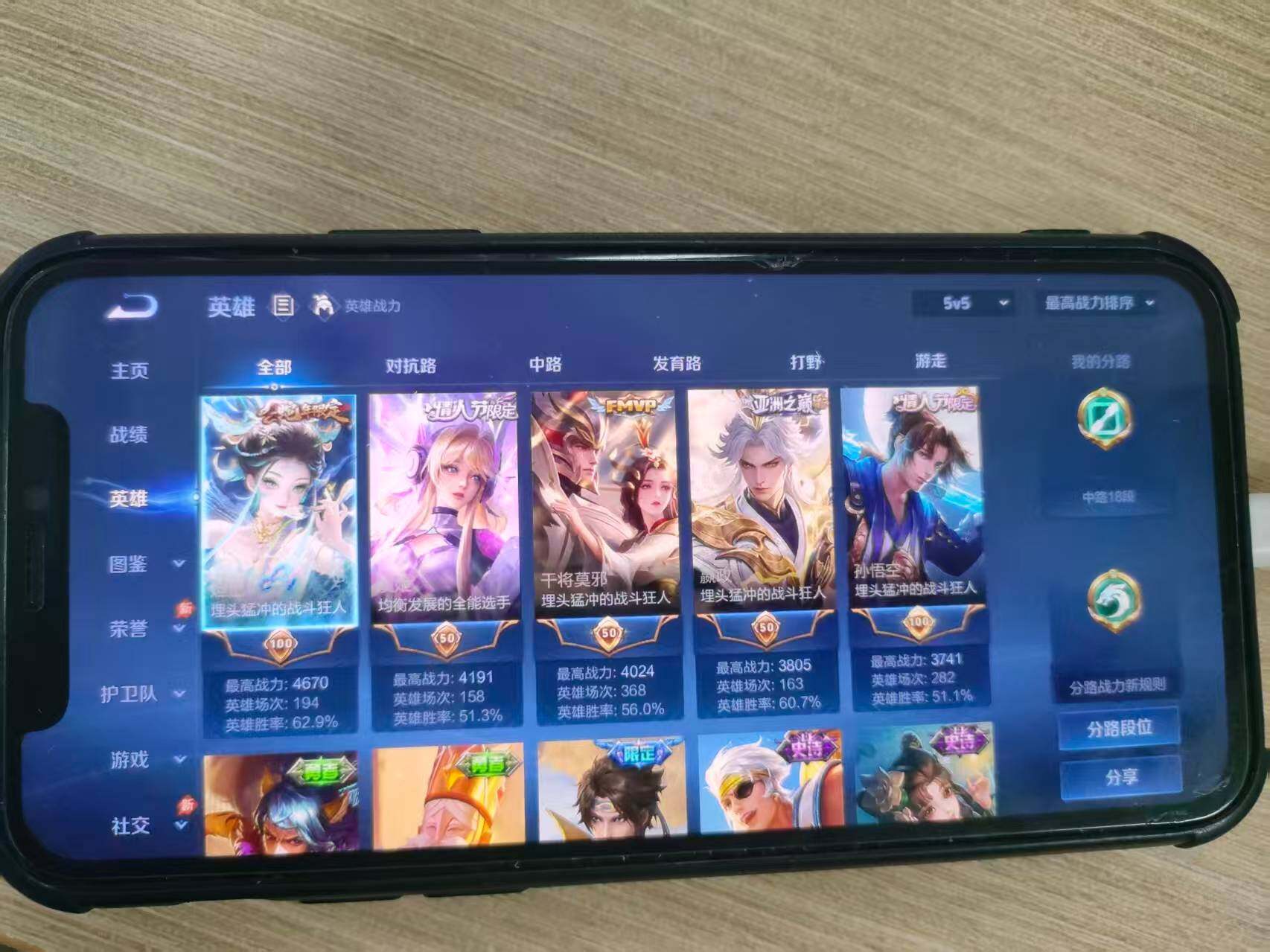 WZDN4459410王者荣耀账号详情图4