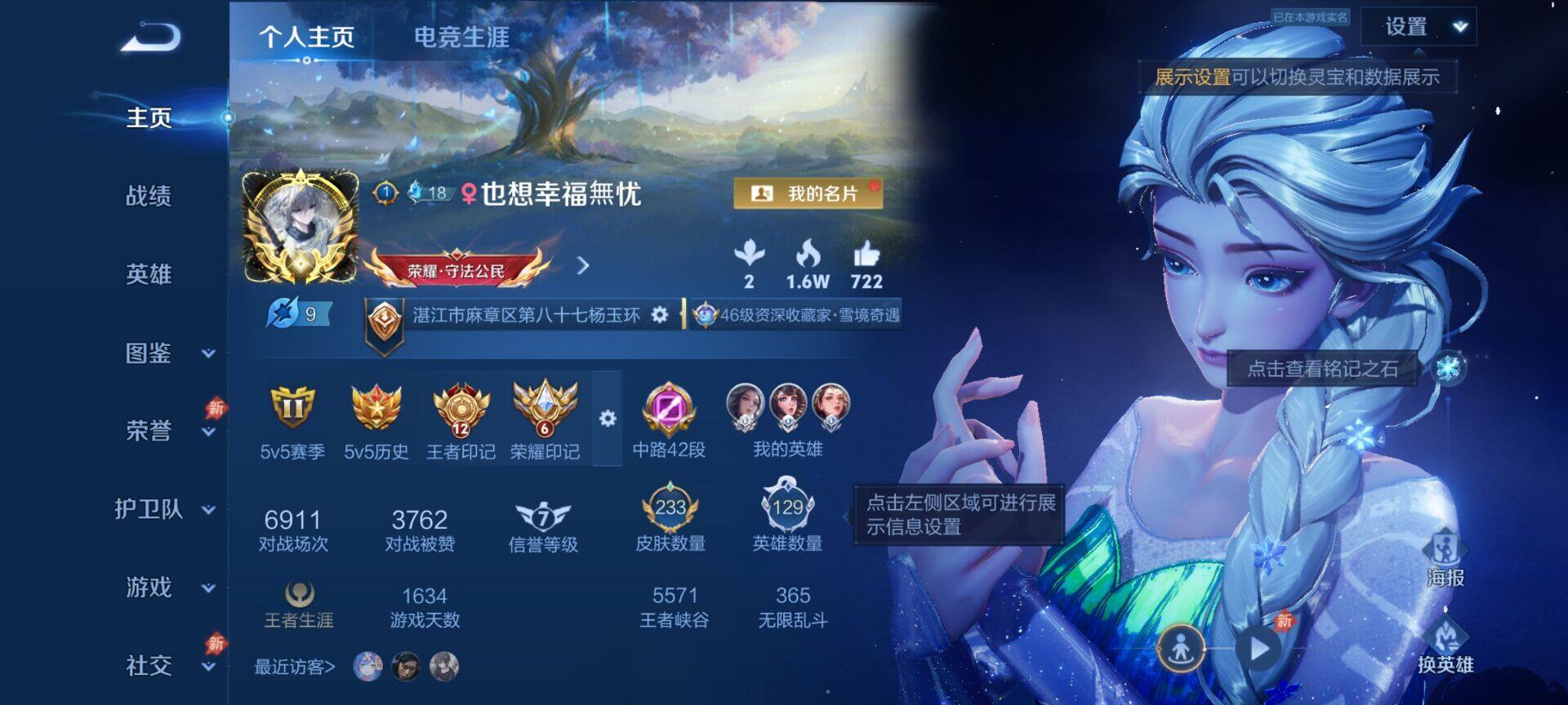 WZQM4462288王者荣耀账号详情图3 WZQM4462288王者荣耀账号详情图3