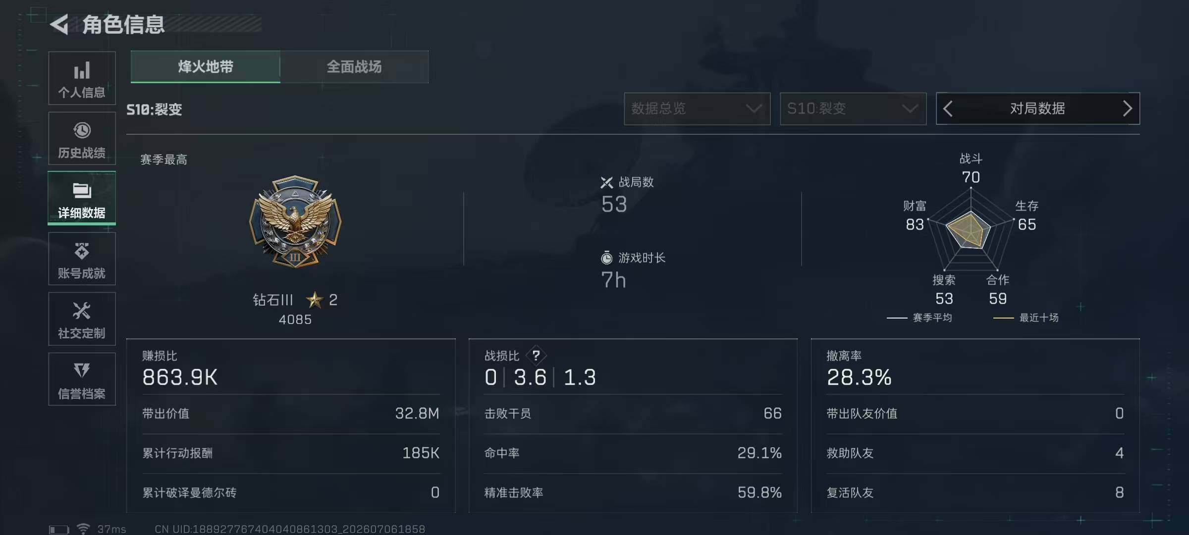 SJZQM4187443三角洲行动账号详情图9