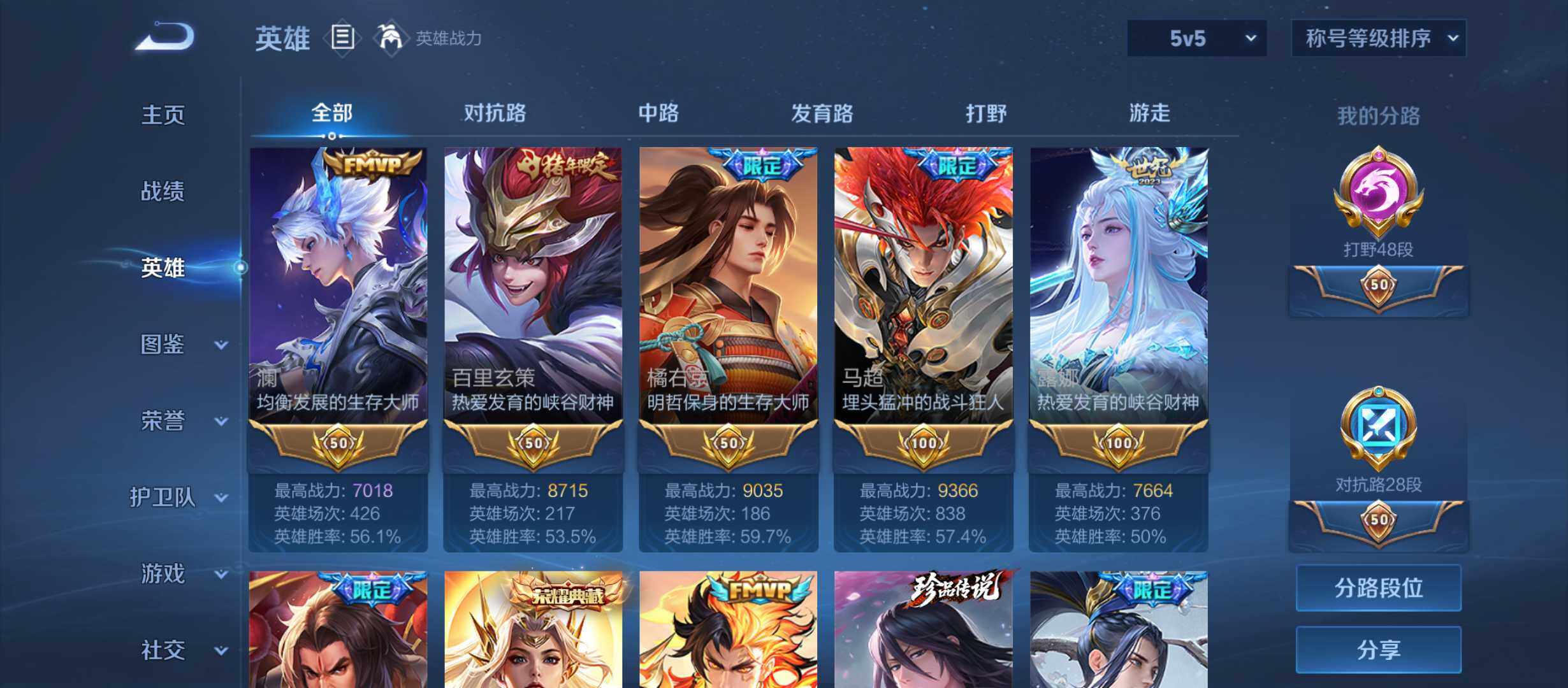 WZQM4464441王者荣耀账号详情图3 WZQM4464441王者荣耀账号详情图3