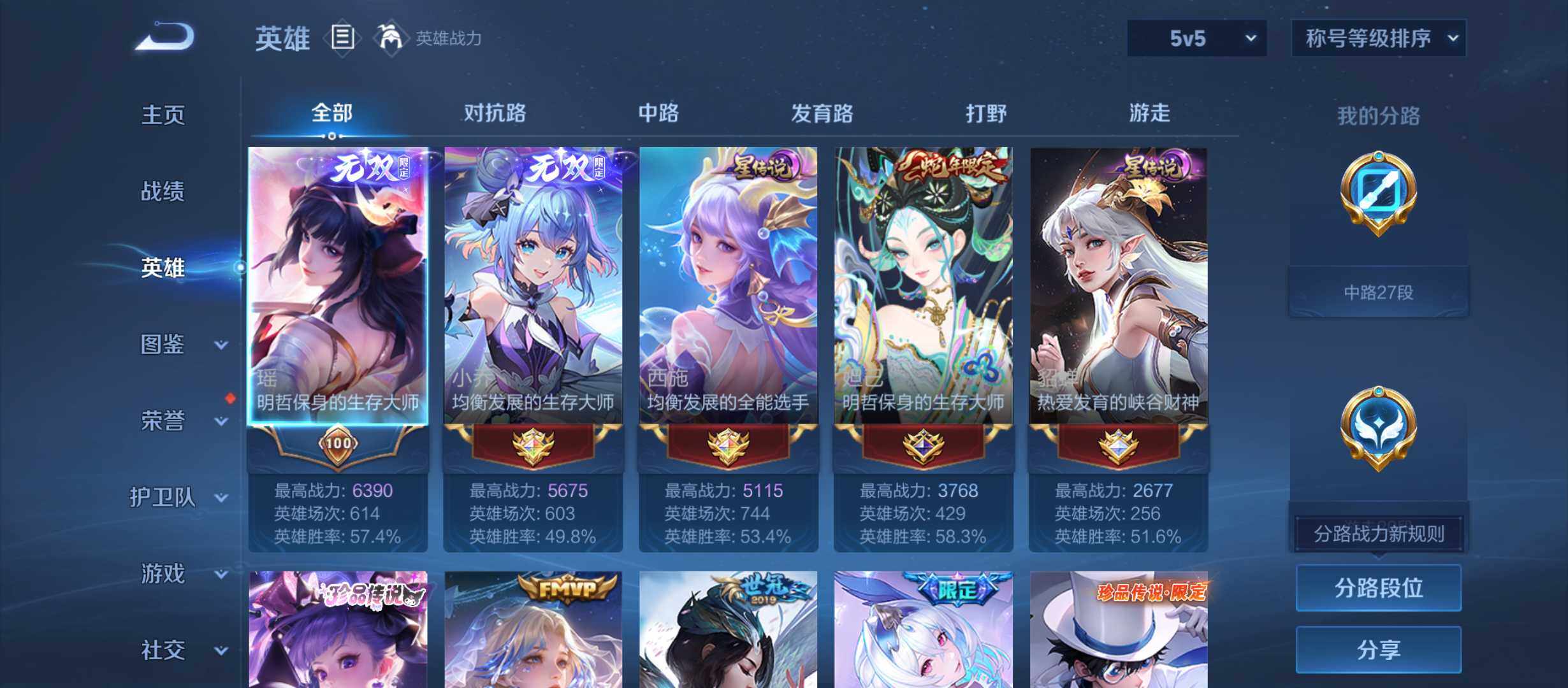 WZQM4466402王者荣耀账号详情图3 WZQM4466402王者荣耀账号详情图3