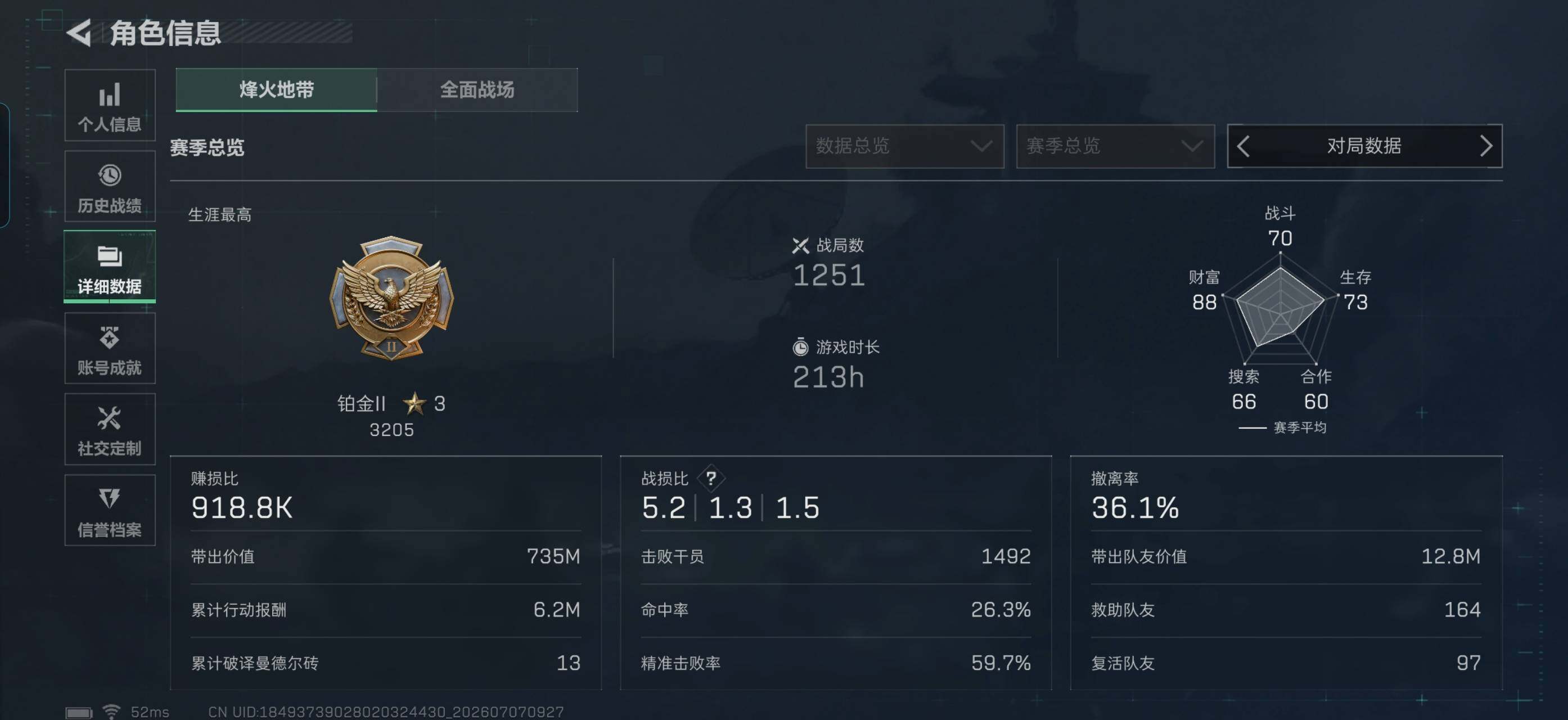 SJZQM4186627三角洲行动账号详情图6 SJZQM4186627三角洲行动账号详情图6