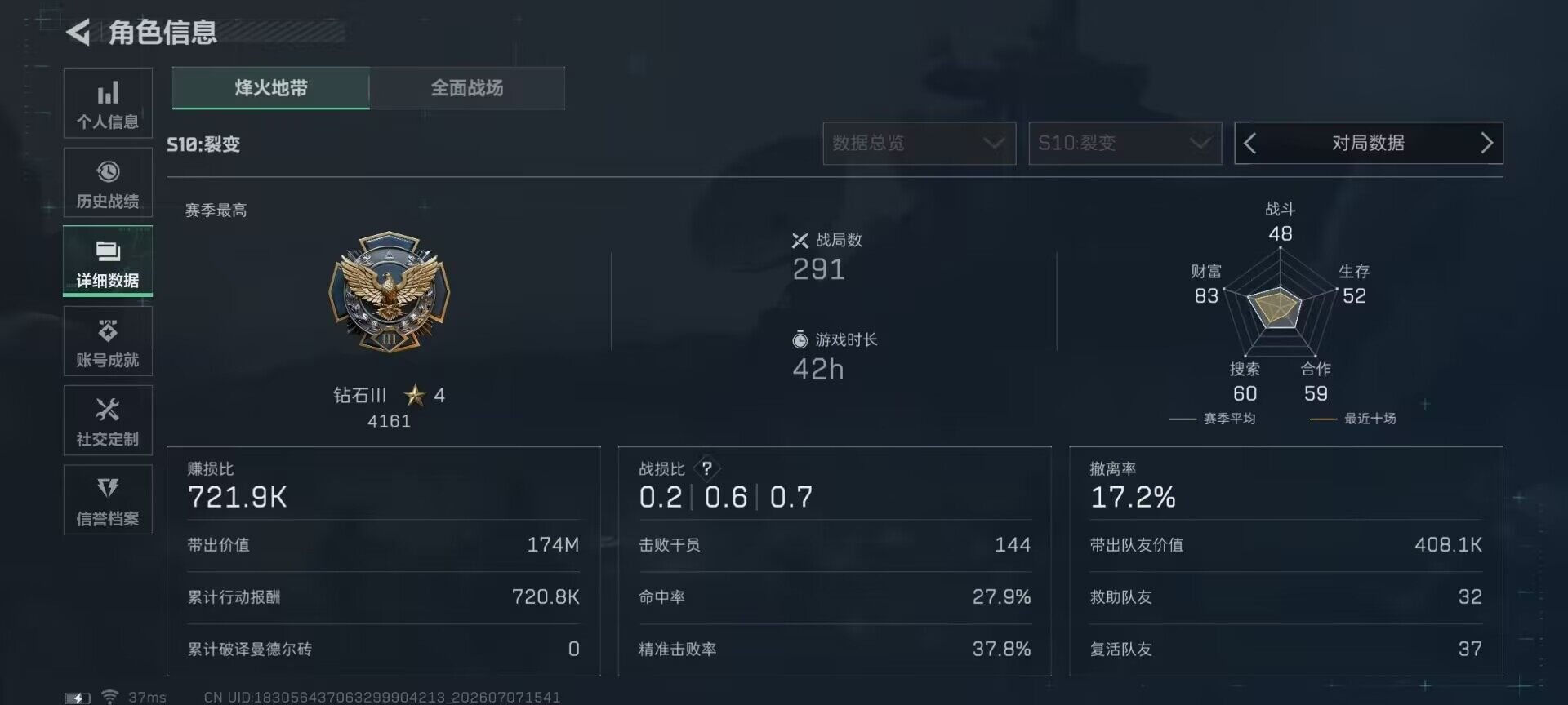 SJZQM4187039三角洲行动账号详情图5 SJZQM4187039三角洲行动账号详情图5