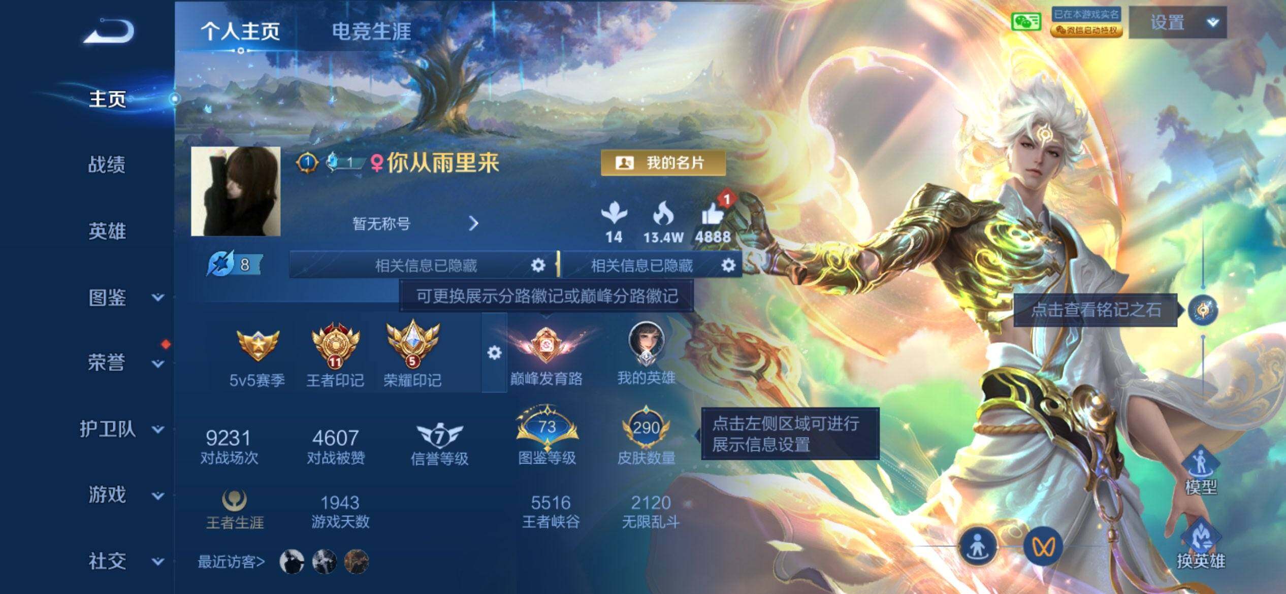 WZQM4463592王者荣耀账号详情图3