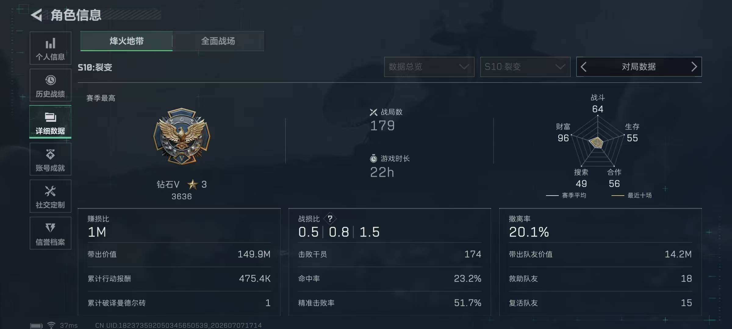 SJZQM4192755三角洲行动账号详情图9 SJZQM4192755三角洲行动账号详情图9