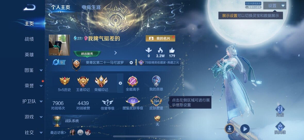 WZQM4473102王者荣耀账号详情图3 WZQM4473102王者荣耀账号详情图3