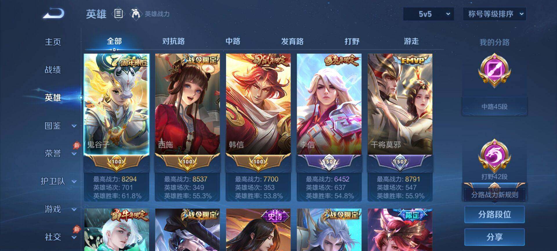 WZQM4464452王者荣耀账号详情图4