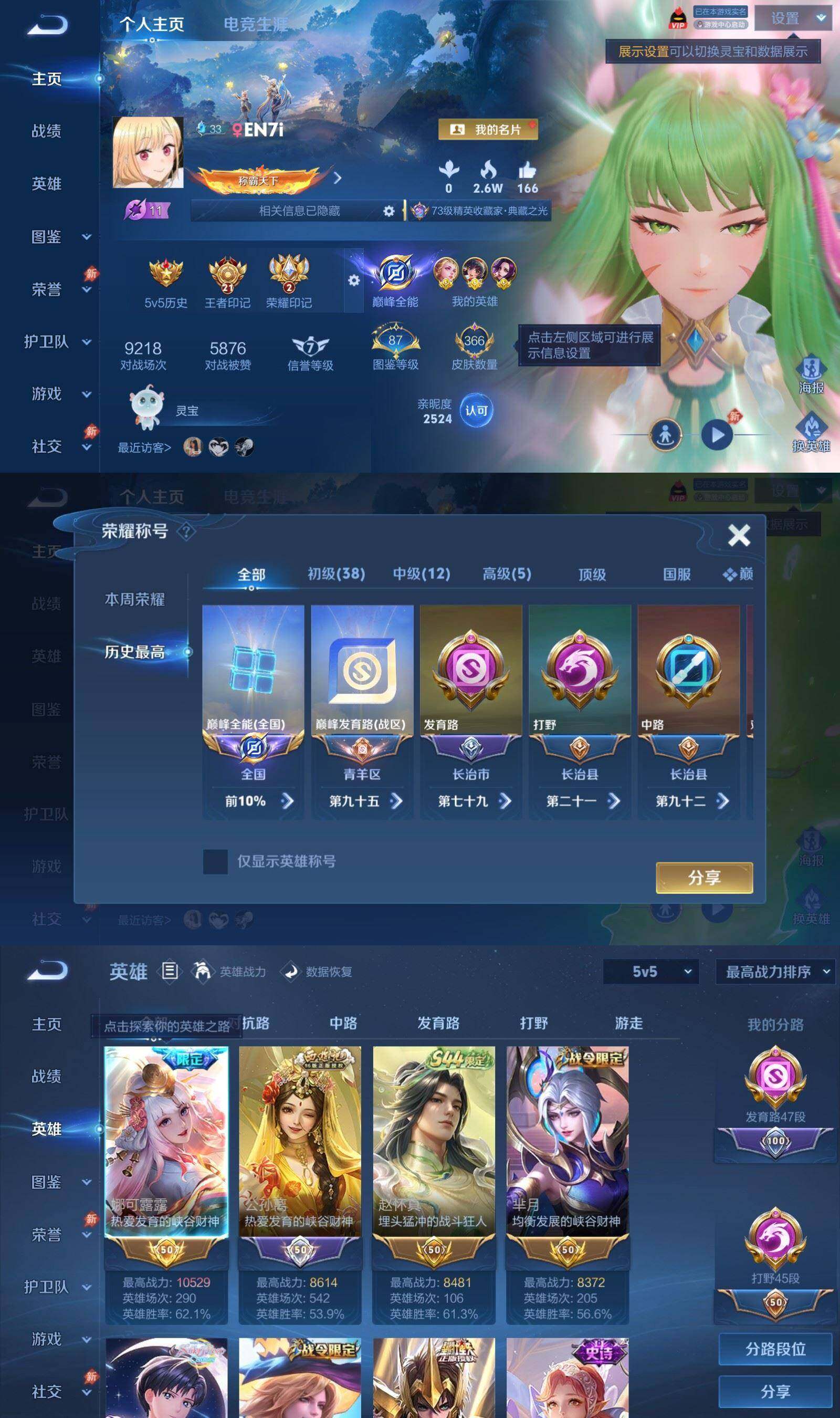 WZQM4468370王者荣耀账号详情图3 WZQM4468370王者荣耀账号详情图3