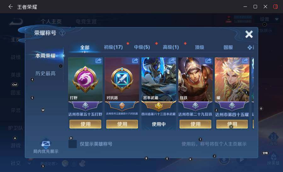 WZLX4498392王者荣耀账号详情图13 WZLX4498392王者荣耀账号详情图13