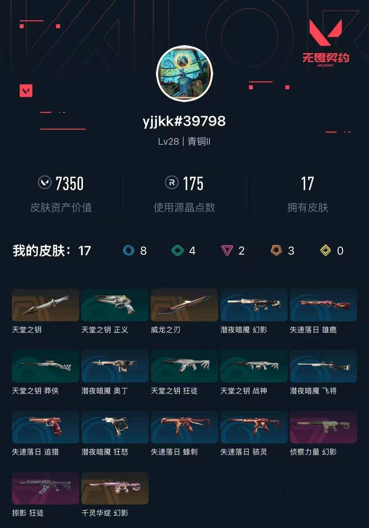 WWQXL474062无畏契约账号详情图4 WWQXL474062无畏契约账号详情图4