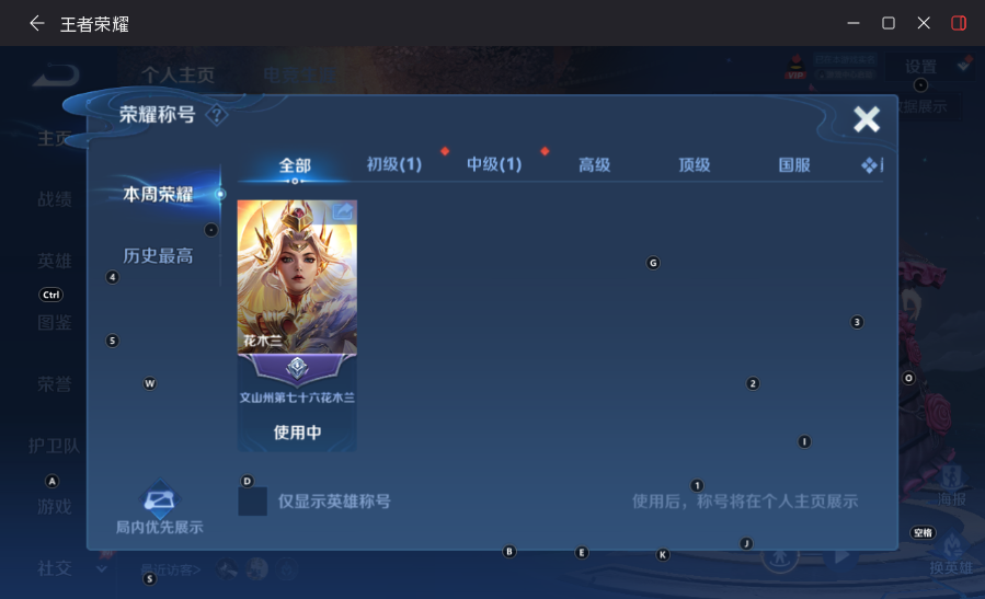 WZLX4500973王者荣耀账号详情图10 WZLX4500973王者荣耀账号详情图10