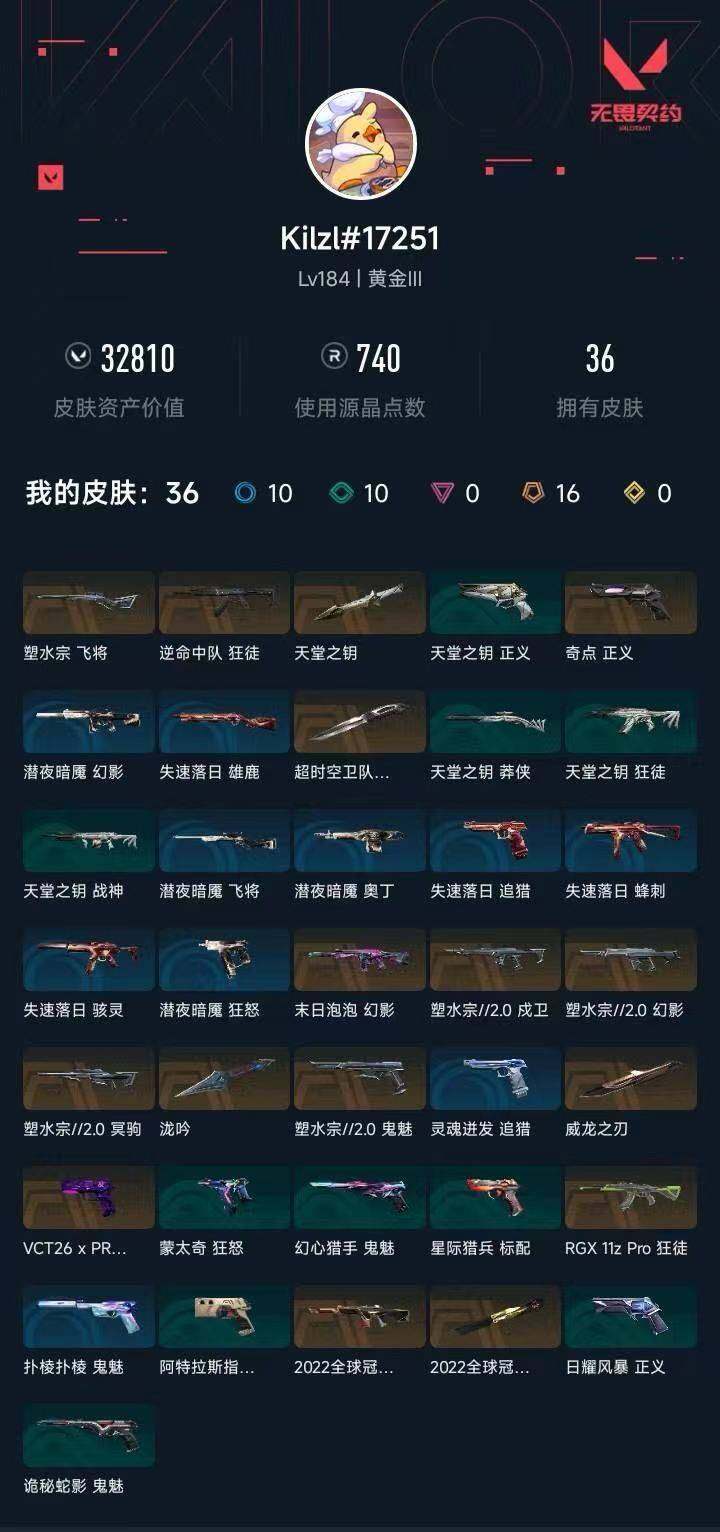 WWQXL474614无畏契约账号详情图4