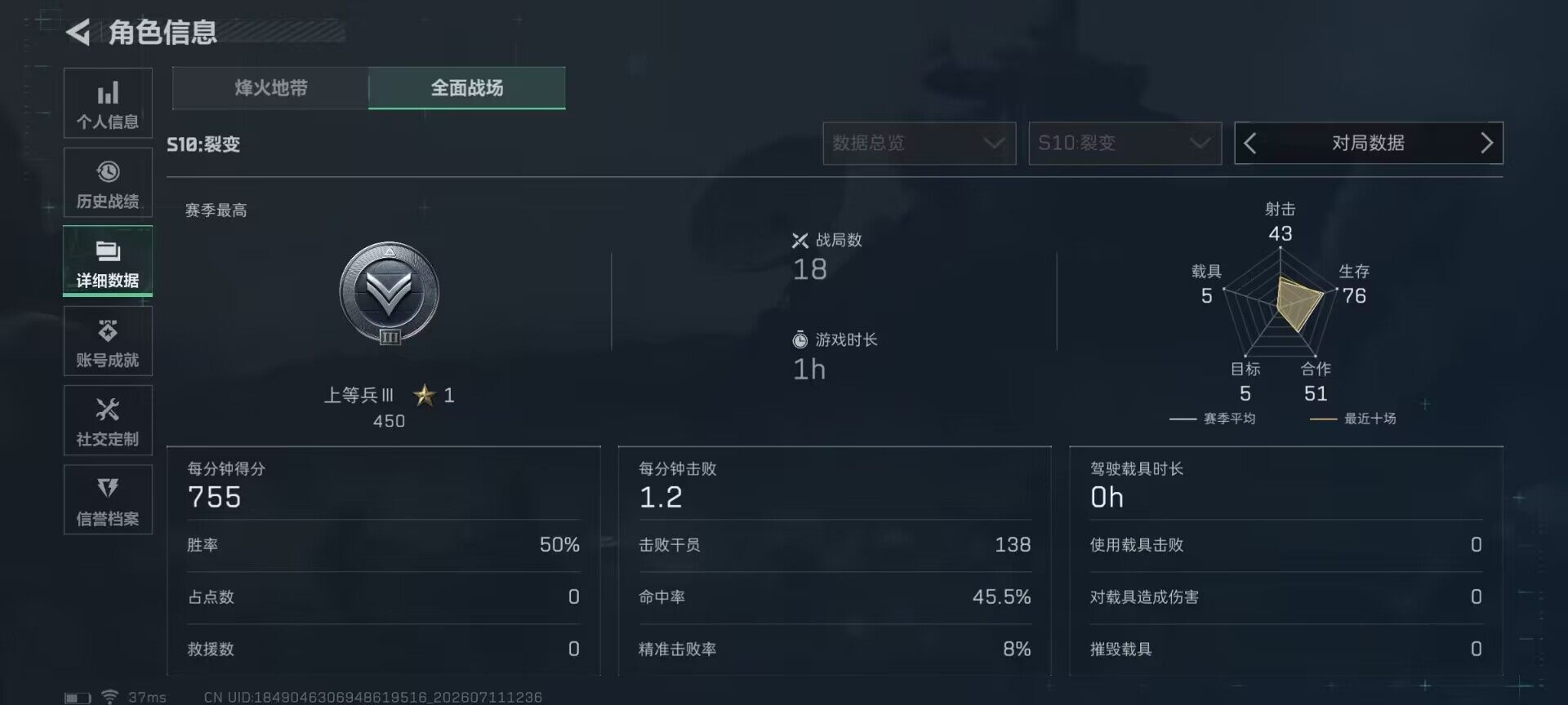 SJZEY4192353三角洲行动账号详情图6 SJZEY4192353三角洲行动账号详情图6
