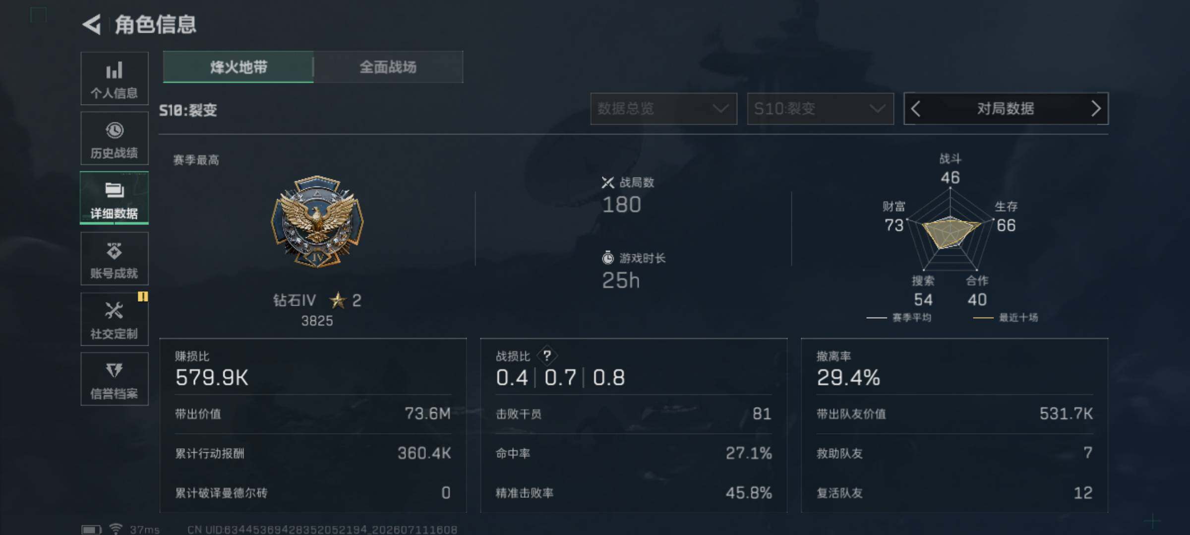 SJZEY4192545三角洲行动账号详情图4 SJZEY4192545三角洲行动账号详情图4