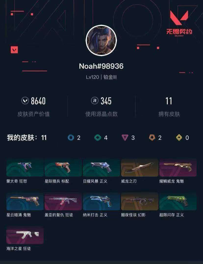 WWQXL474965无畏契约账号详情图4