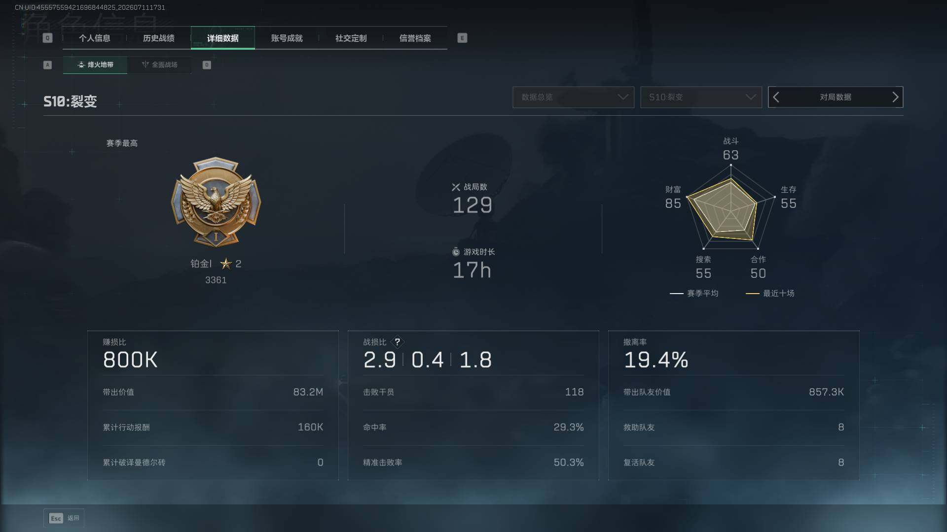 SJZEY4192740三角洲行动账号详情图5