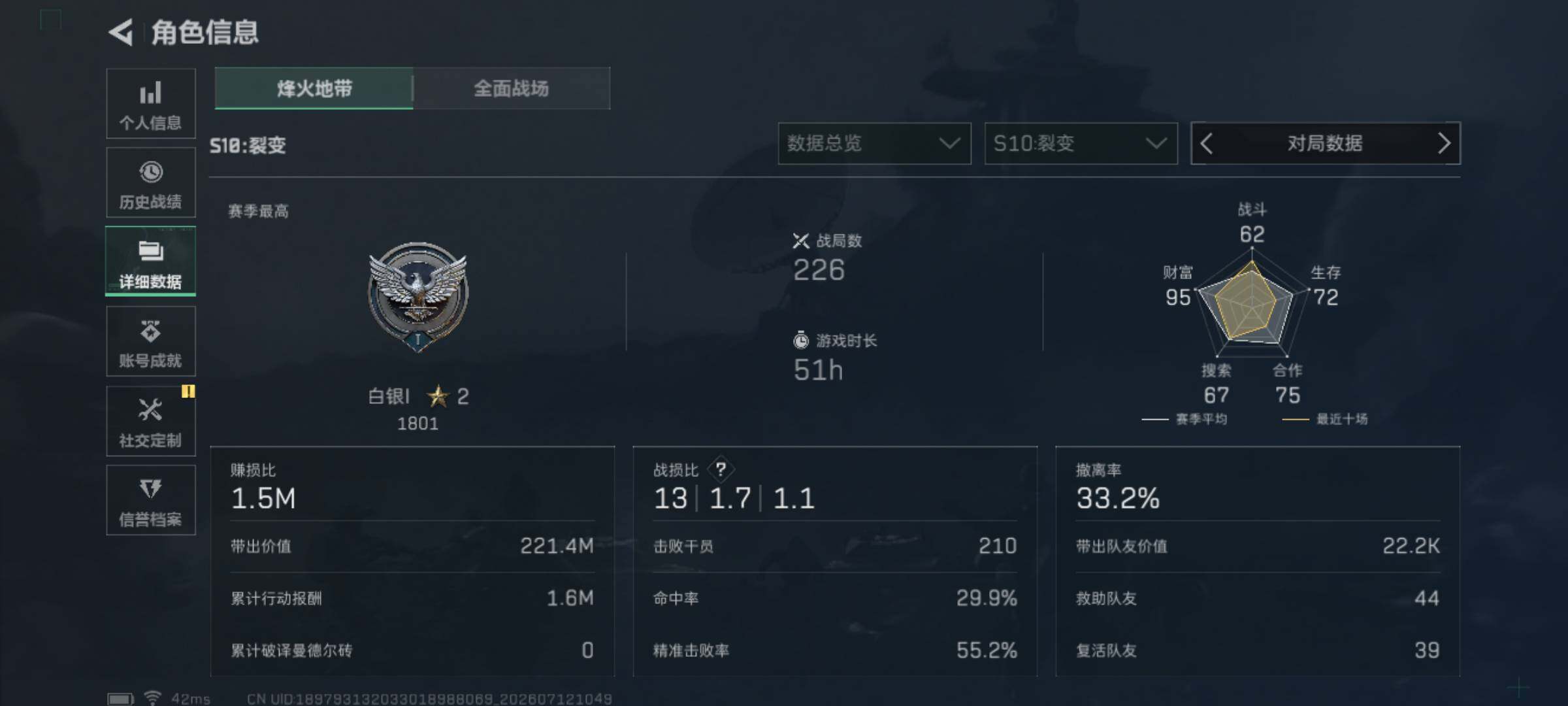 SJZEY4193561三角洲行动账号详情图4 SJZEY4193561三角洲行动账号详情图4