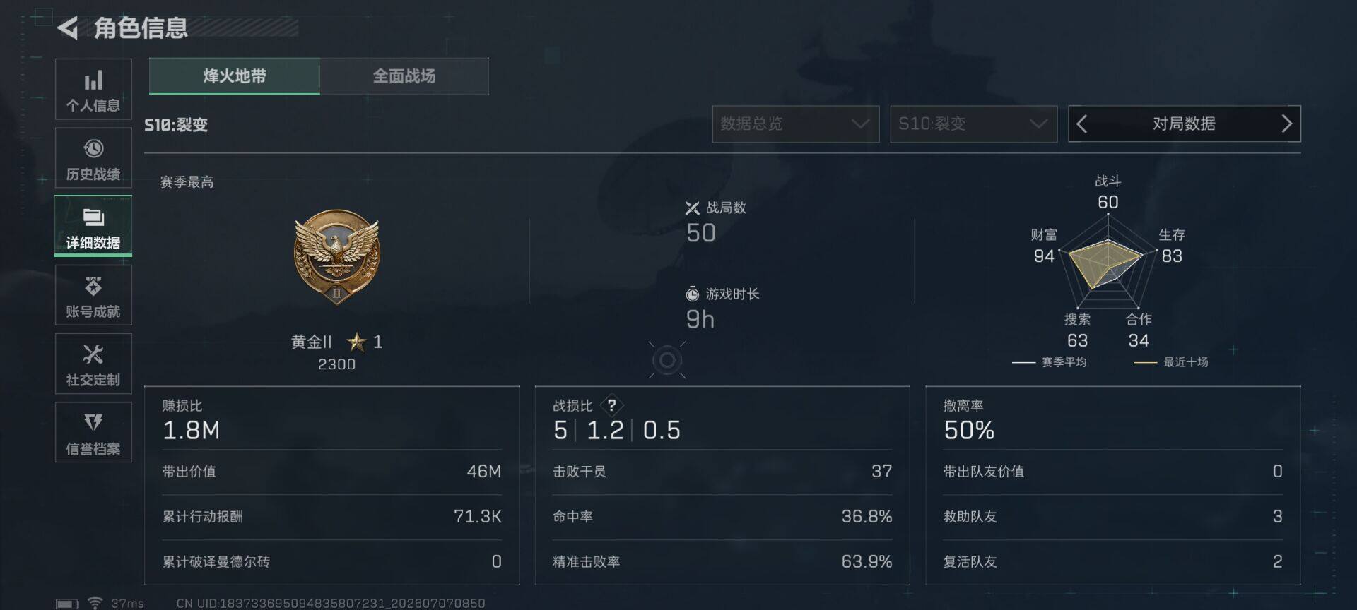 SJZEY4193716三角洲行动账号详情图5