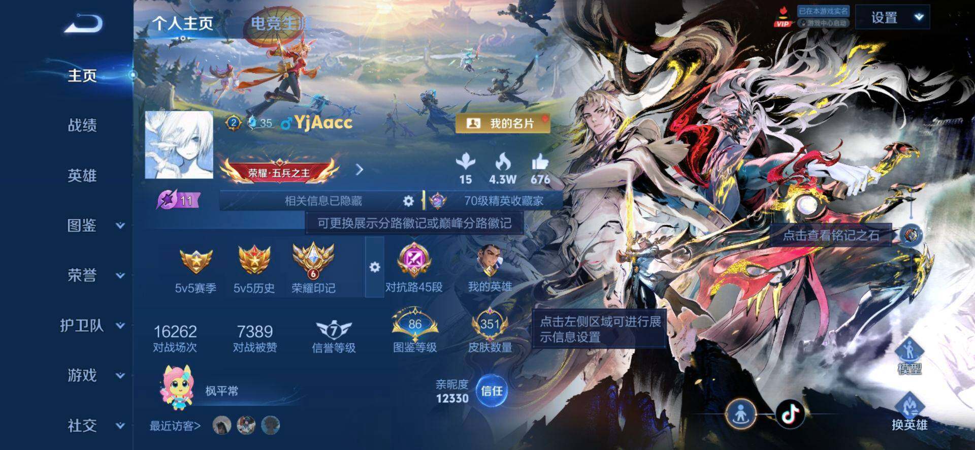 WZQM4475665王者荣耀账号详情图3 WZQM4475665王者荣耀账号详情图3
