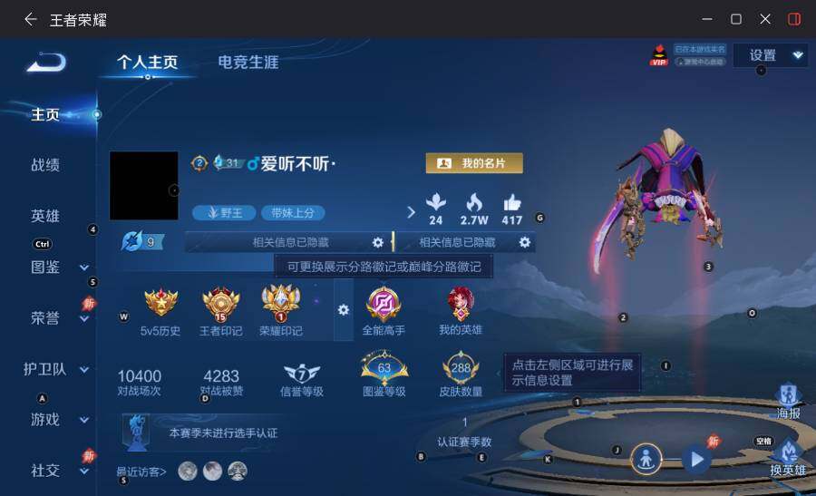 WZLX4512121王者荣耀账号详情图8