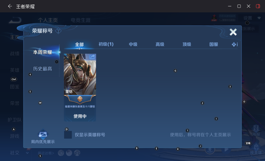 WZLX4512121王者荣耀账号详情图11