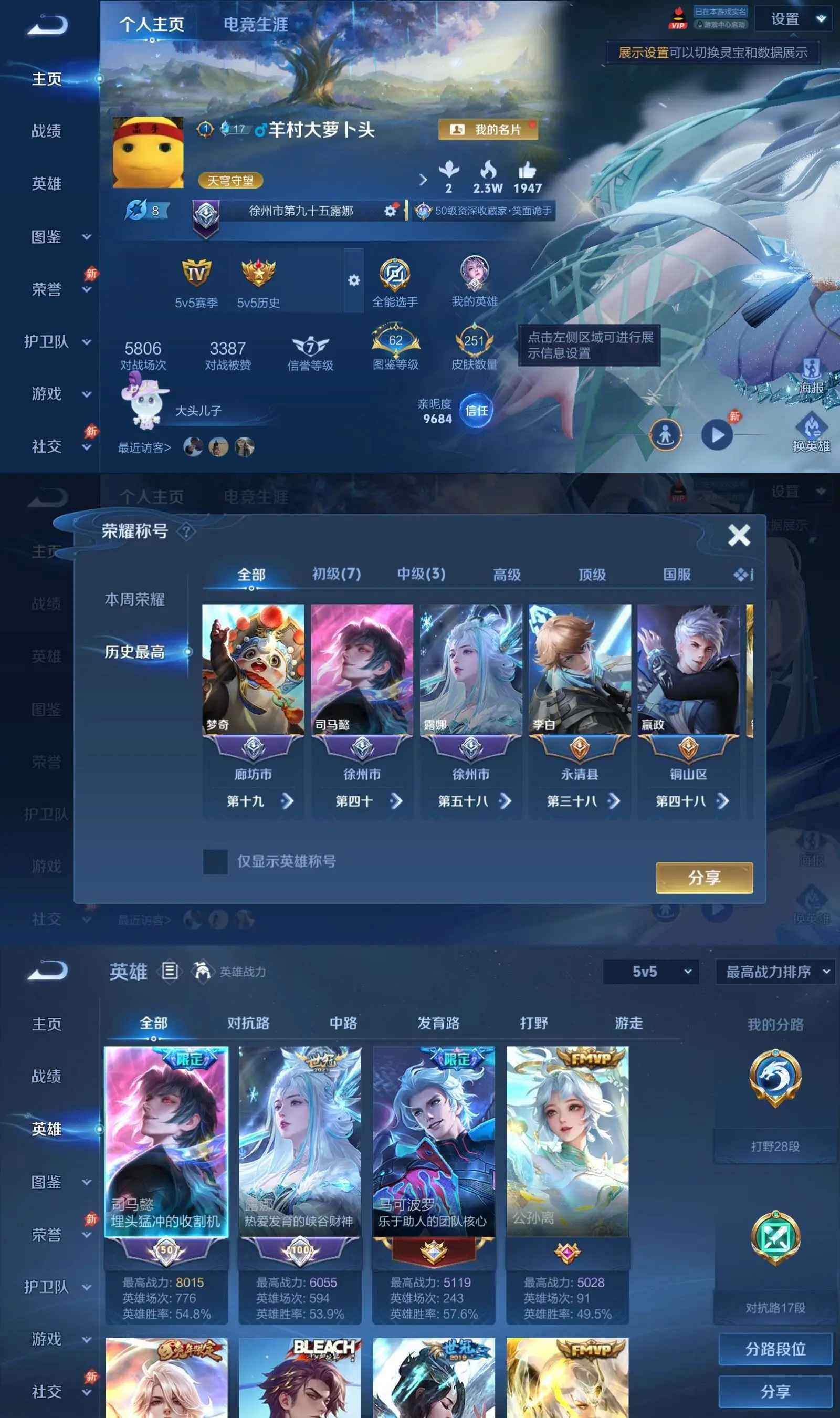WZQM4479831王者荣耀账号详情图4 WZQM4479831王者荣耀账号详情图4