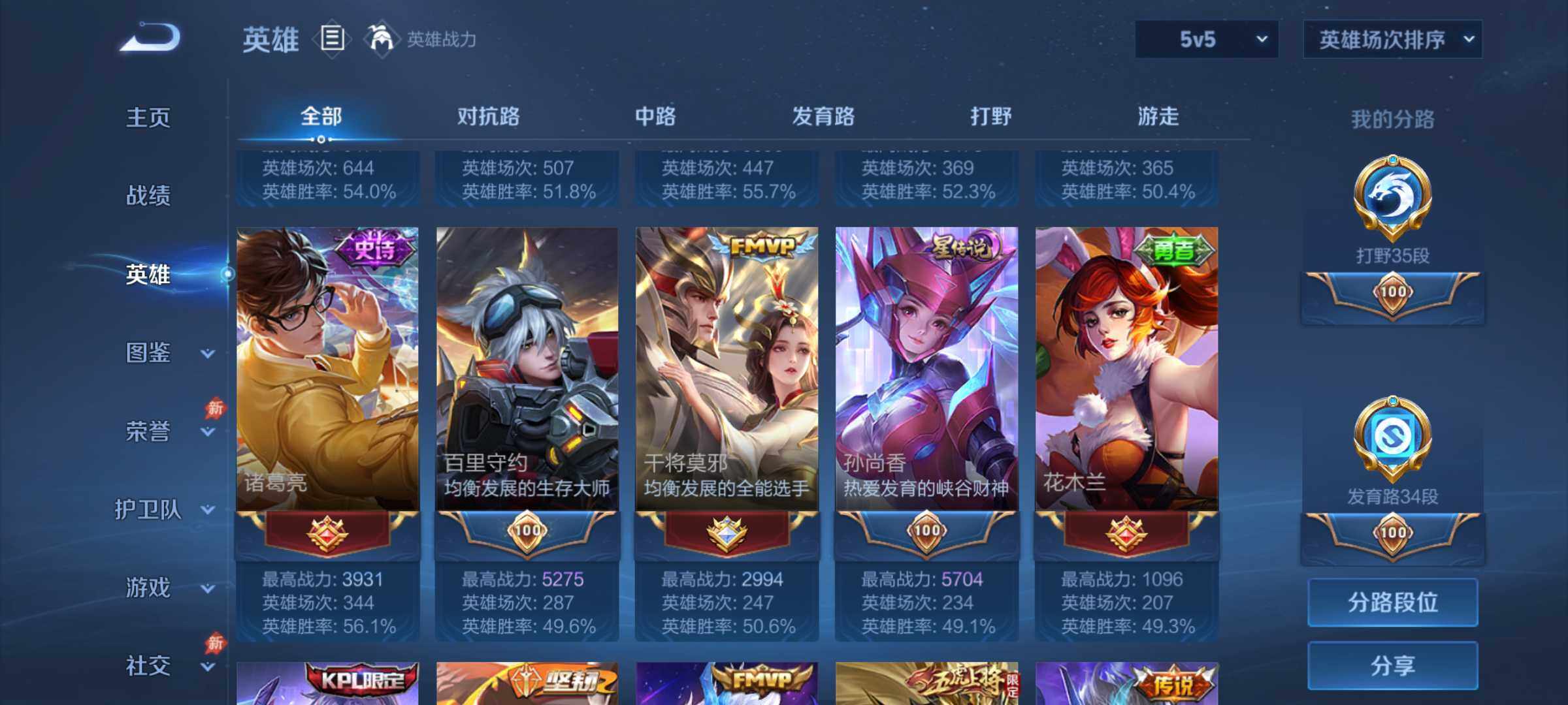 WZJM4492277王者荣耀账号详情图10