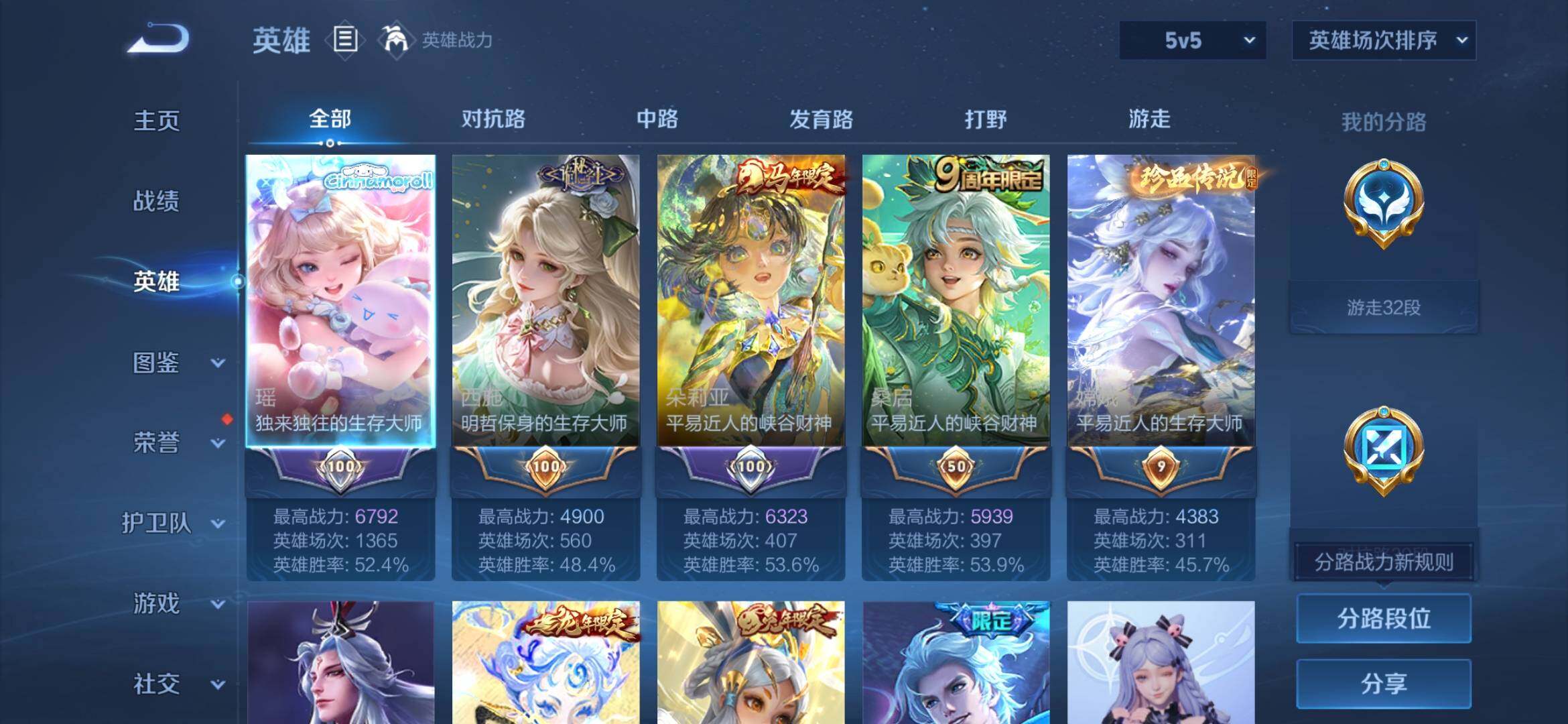 WZQM4483160王者荣耀账号详情图3 WZQM4483160王者荣耀账号详情图3