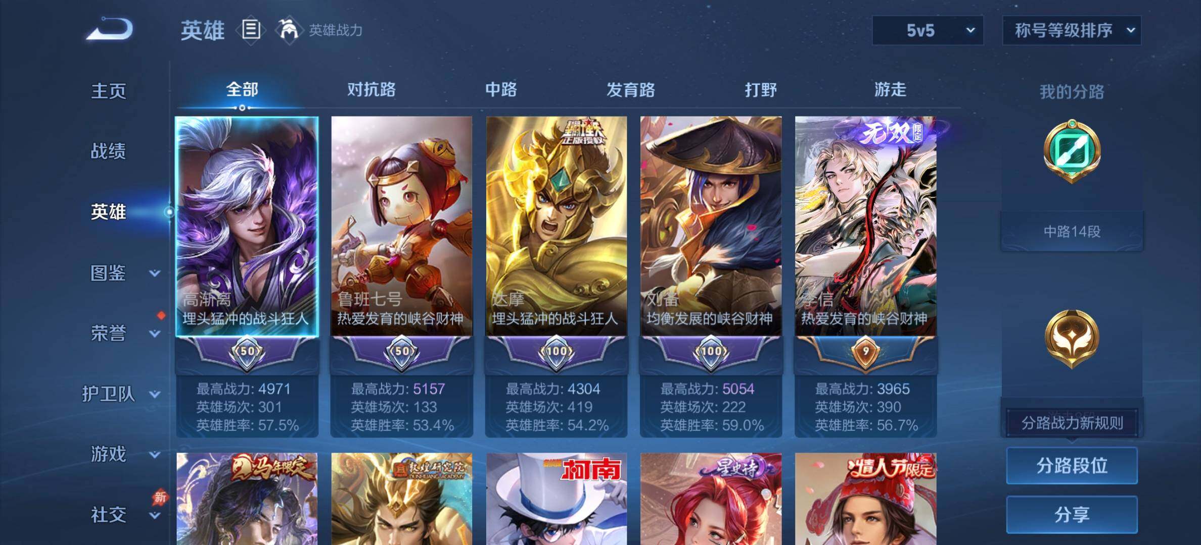WZQM4481405王者荣耀账号详情图5