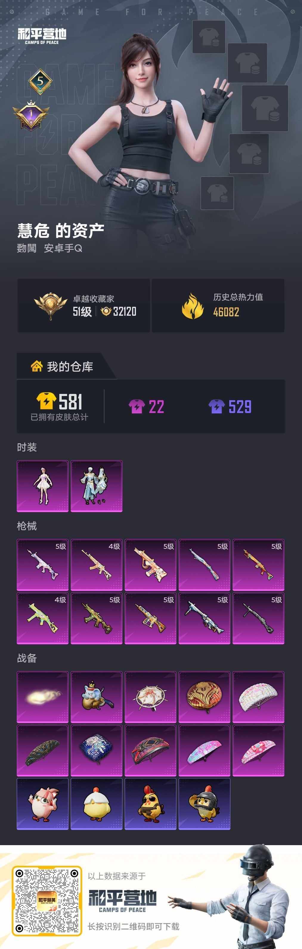 HPLX4296035和平精英账号详情图4