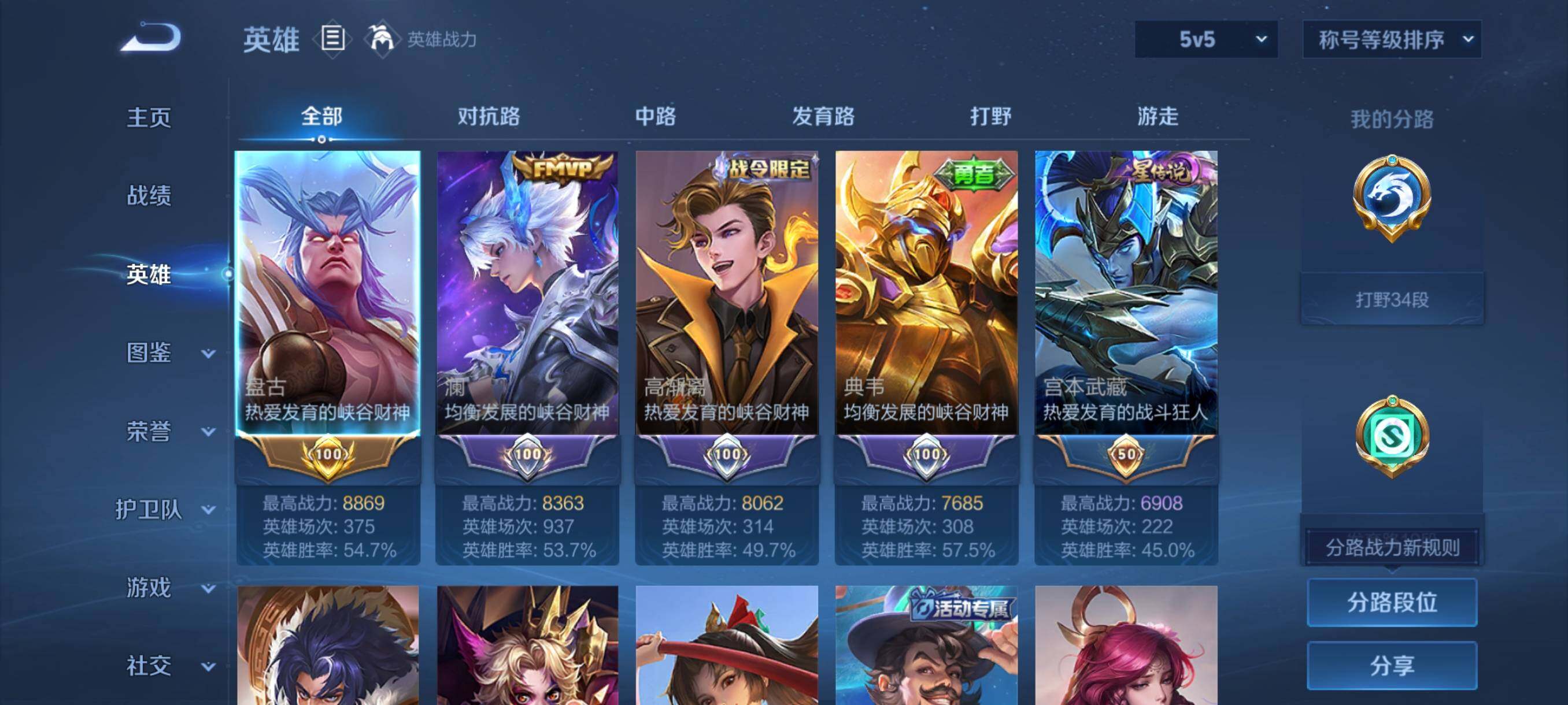 WZJZ4490787王者荣耀账号详情图6 WZJZ4490787王者荣耀账号详情图6
