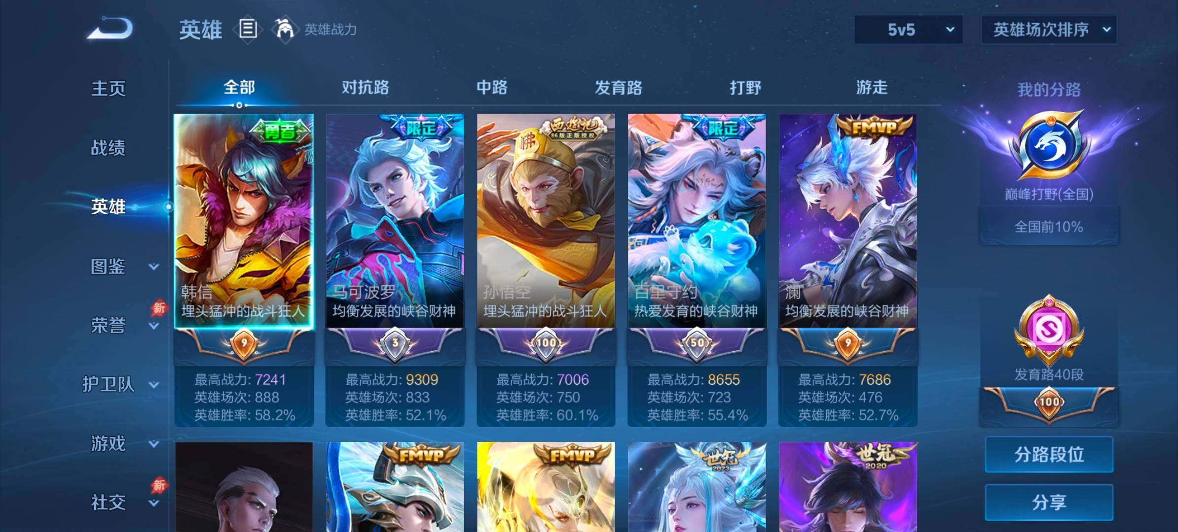 WZQM4483763王者荣耀账号详情图3 WZQM4483763王者荣耀账号详情图3