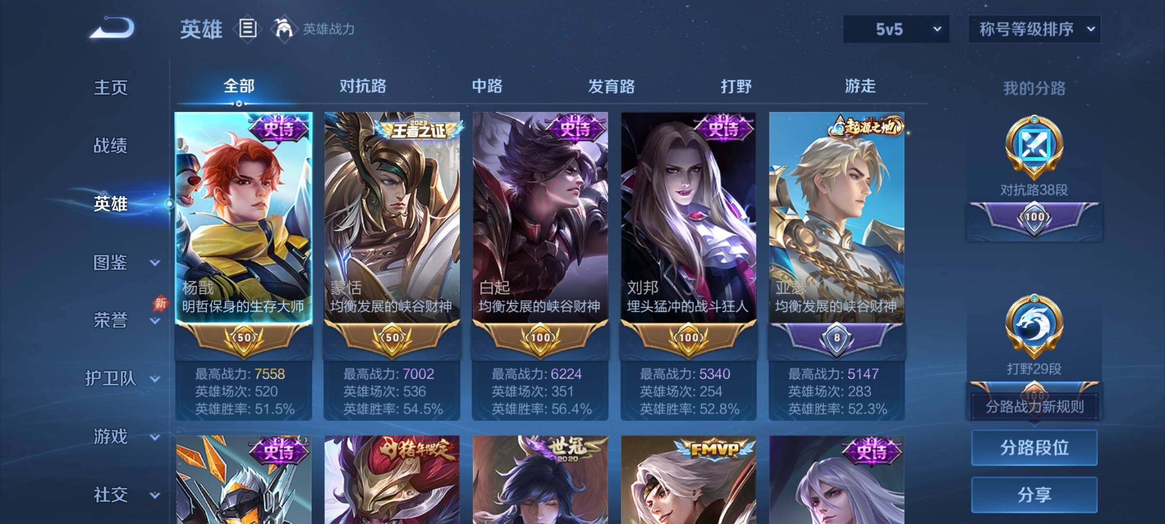 WZQM4483789王者荣耀账号详情图4 WZQM4483789王者荣耀账号详情图4
