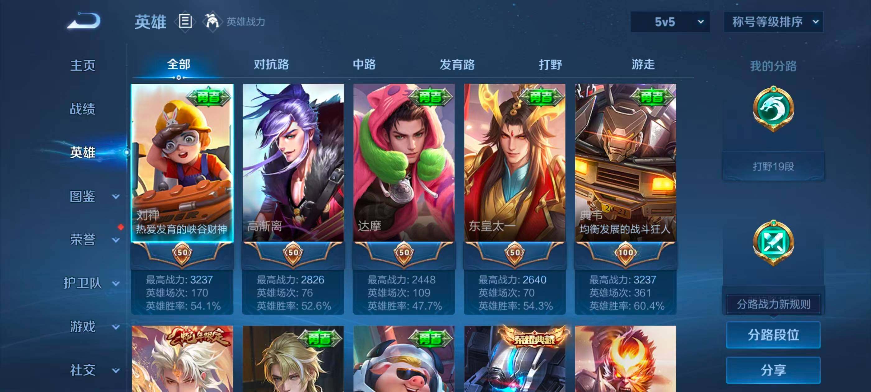 WZJZ4495623王者荣耀账号详情图5