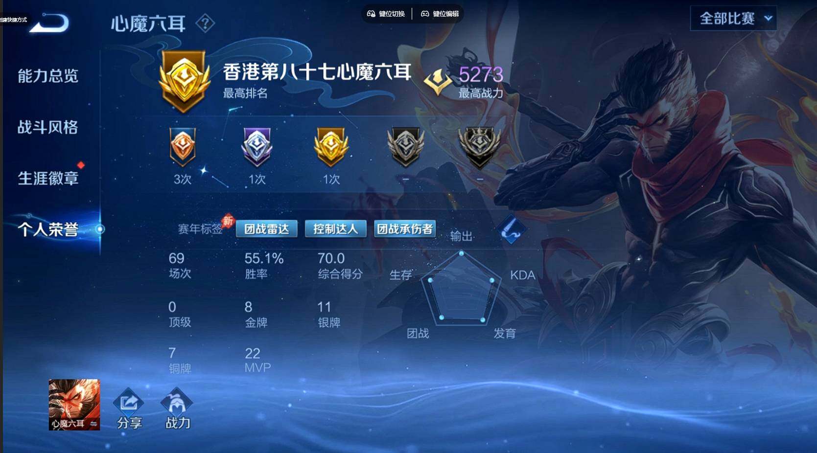 WZQM4489246王者荣耀账号详情图8 WZQM4489246王者荣耀账号详情图8