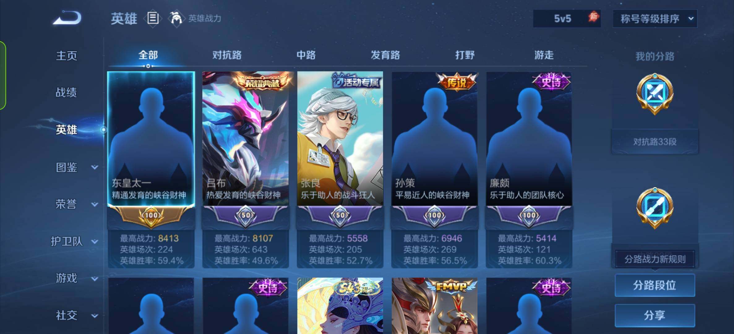 WZQM4485962王者荣耀账号详情图4 WZQM4485962王者荣耀账号详情图4