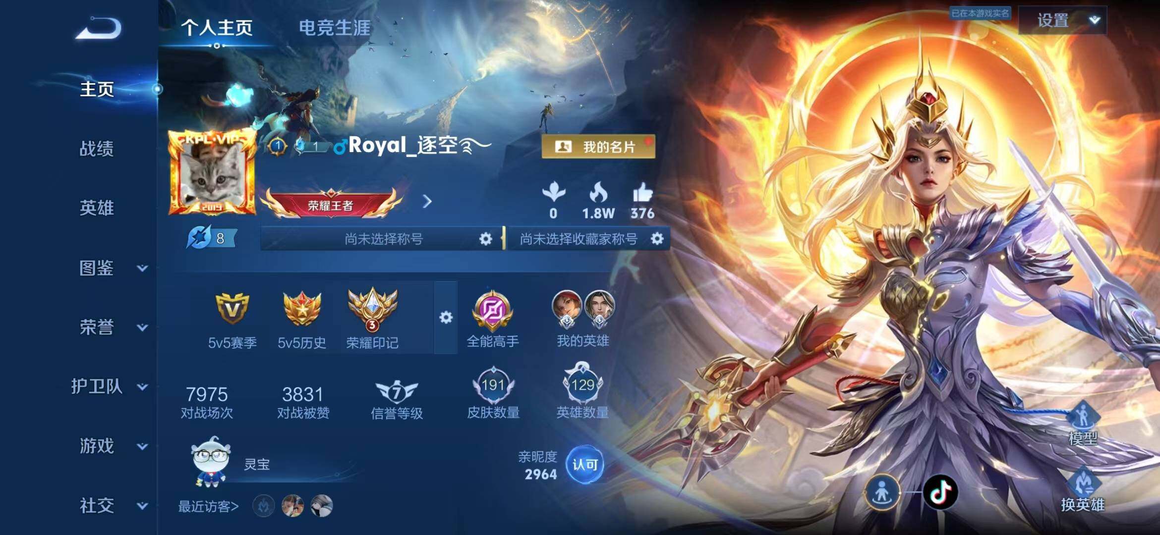 WZQM4491290王者荣耀账号详情图3 WZQM4491290王者荣耀账号详情图3