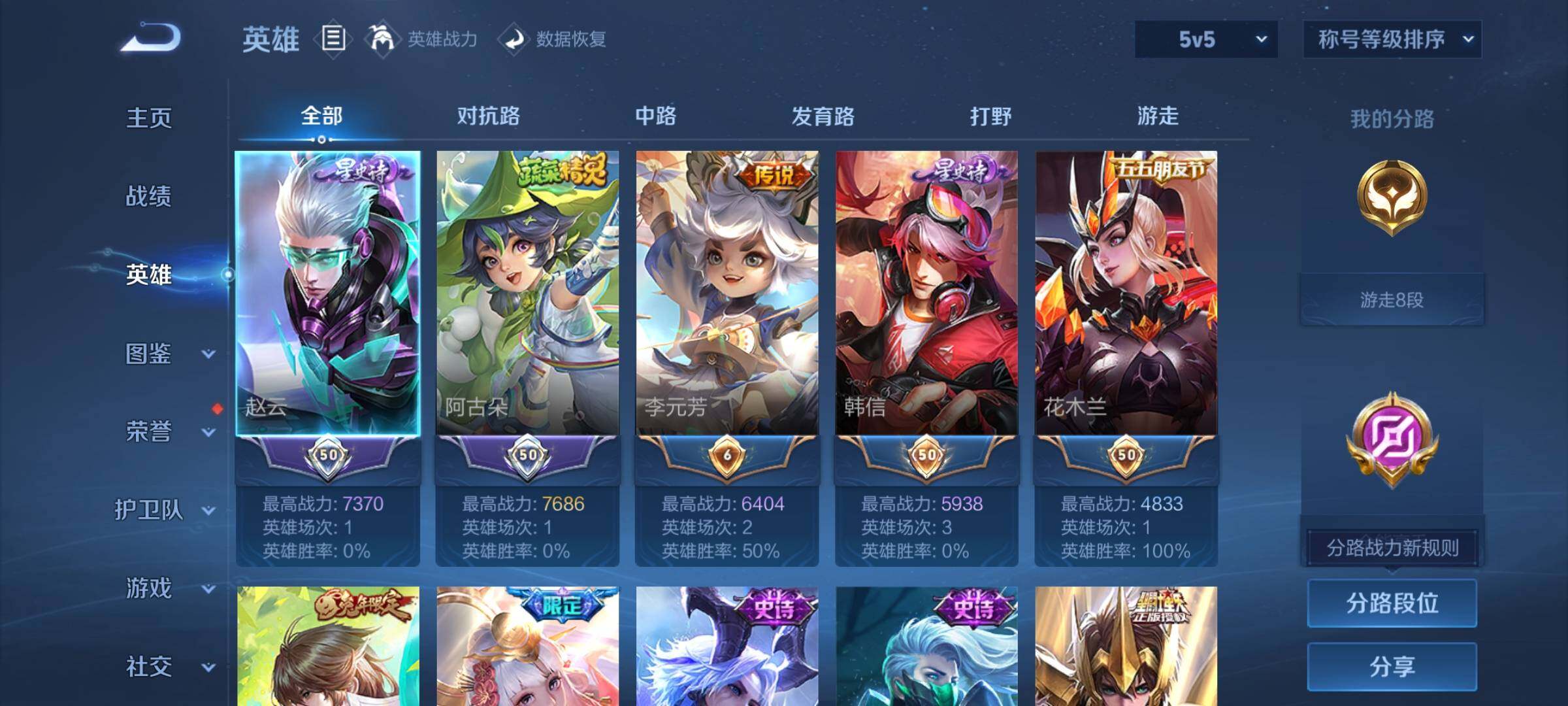WZQM4491432王者荣耀账号详情图4