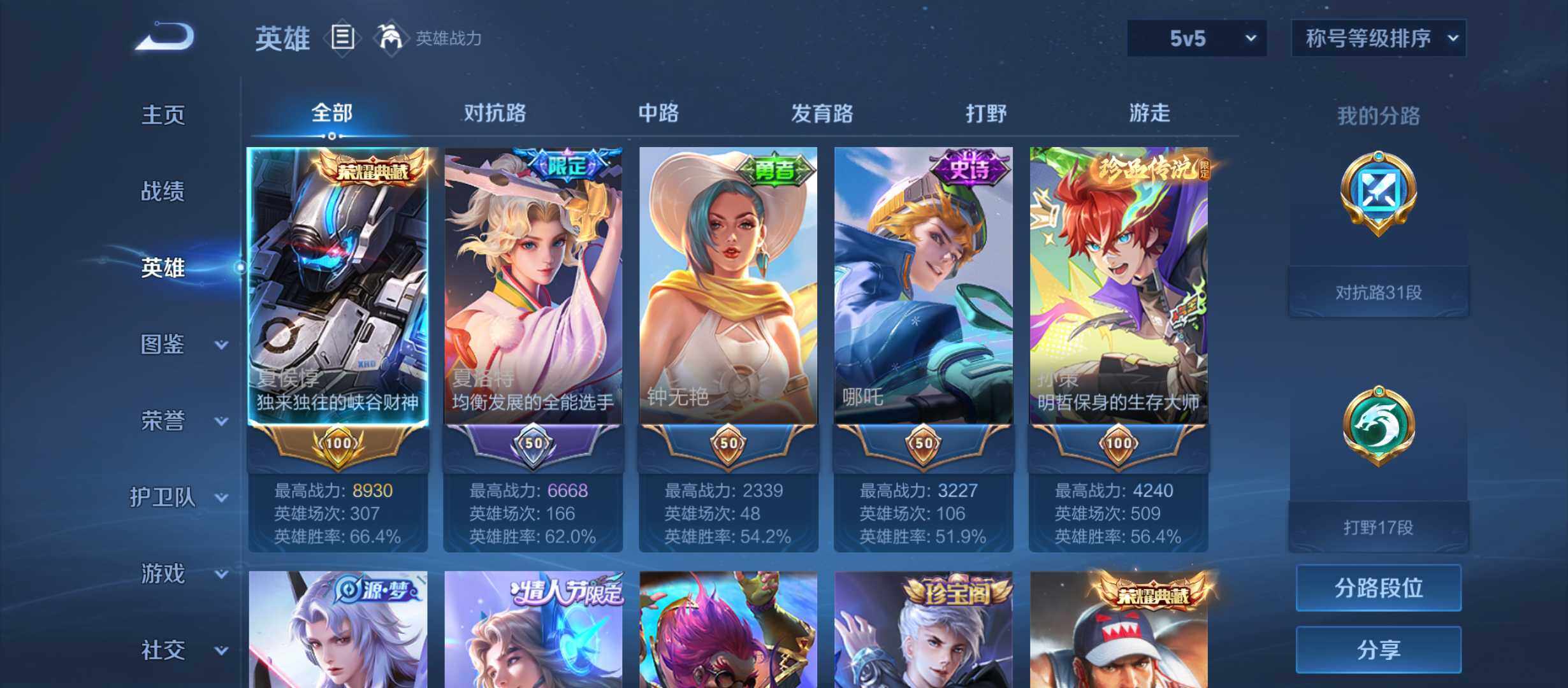 WZQM4490567王者荣耀账号详情图3 WZQM4490567王者荣耀账号详情图3