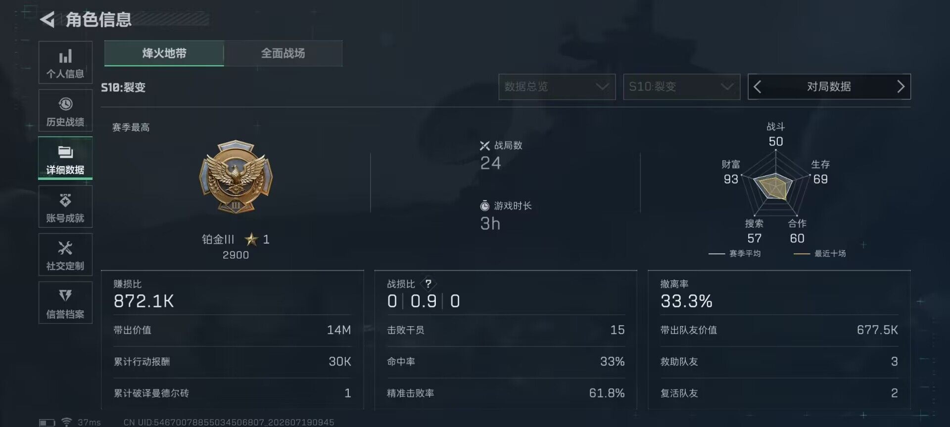 SJZEY4202998三角洲行动账号详情图13 SJZEY4202998三角洲行动账号详情图13