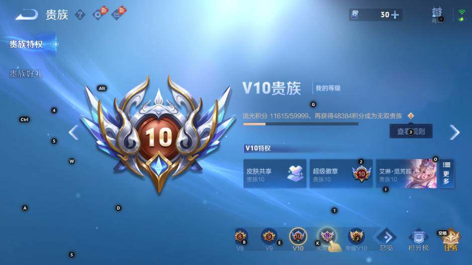 WZEY4490013王者荣耀账号详情图23