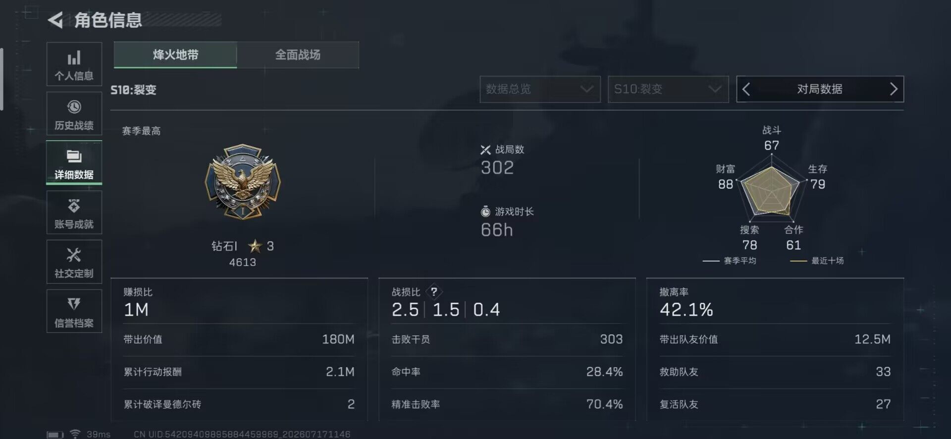 SJZEY4205018三角洲行动账号详情图17 SJZEY4205018三角洲行动账号详情图17