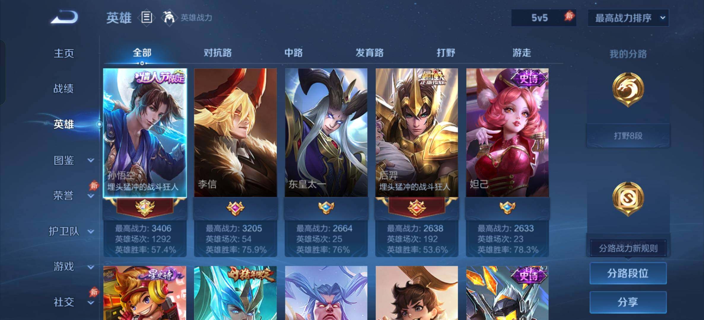 WZDN4492584王者荣耀账号详情图3