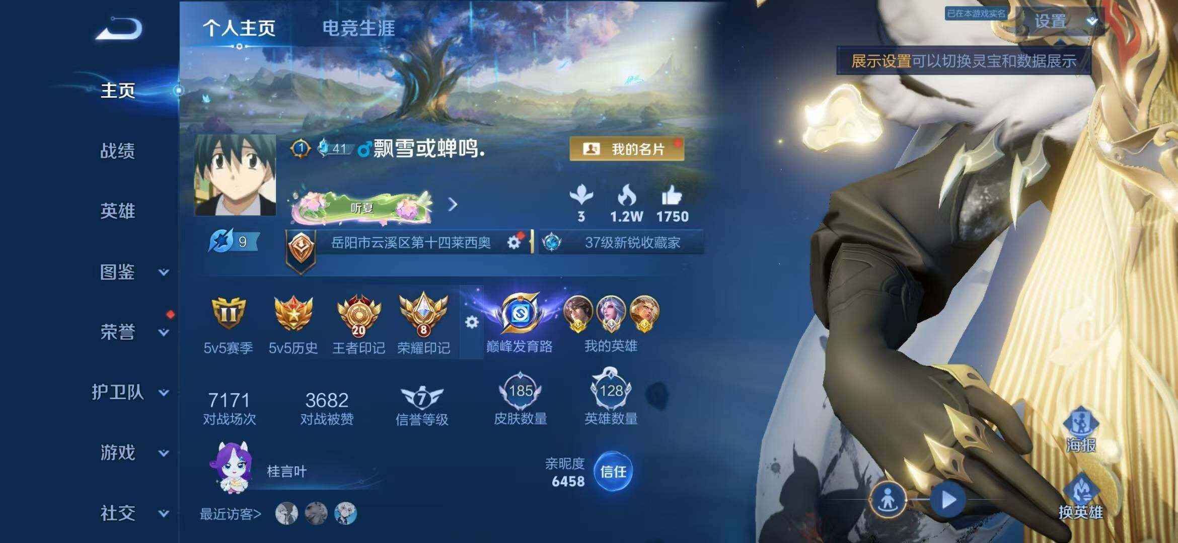 WZLX4530536王者荣耀账号详情图2 WZLX4530536王者荣耀账号详情图2