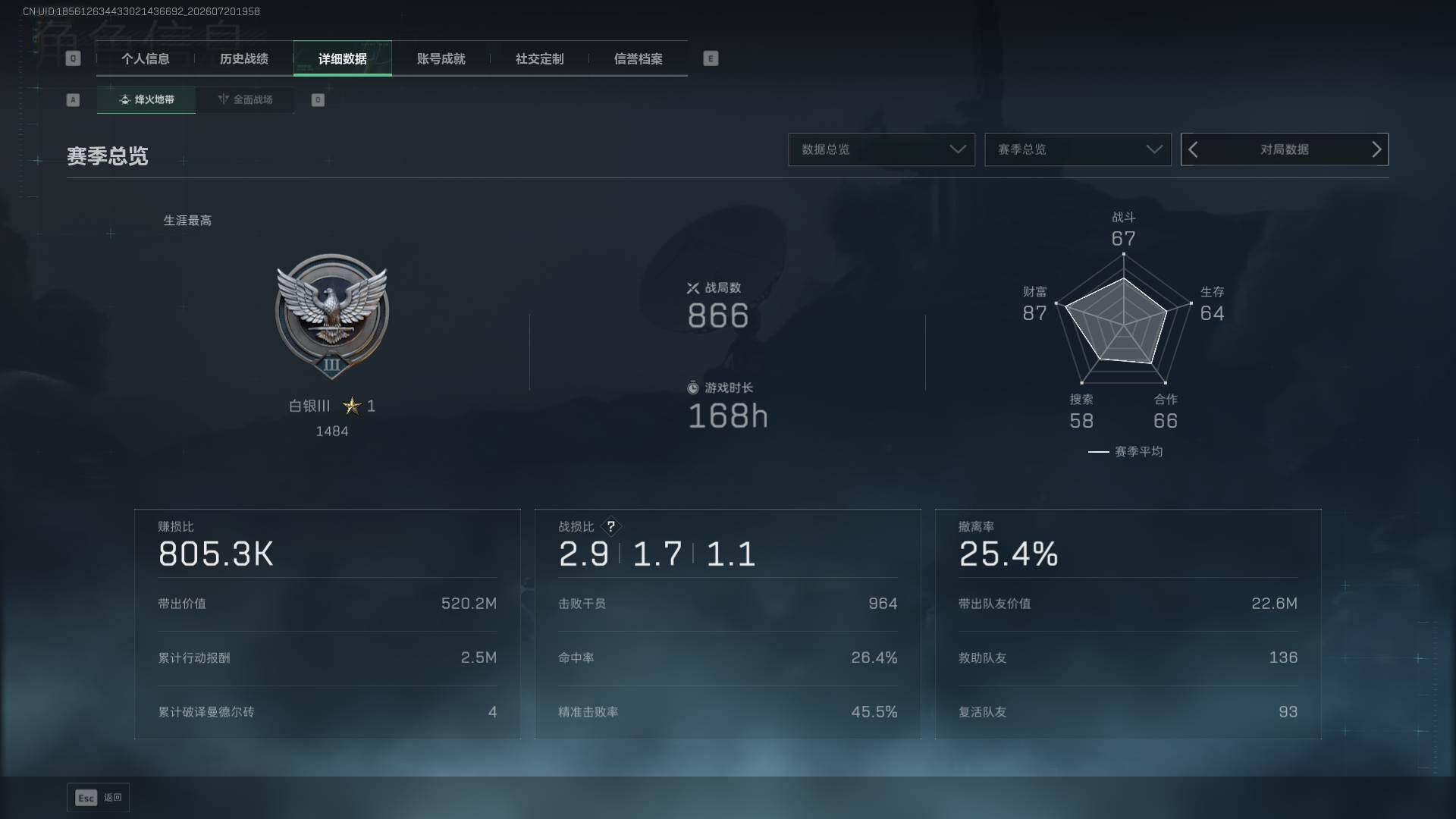 SJZEY4205365三角洲行动账号详情图6