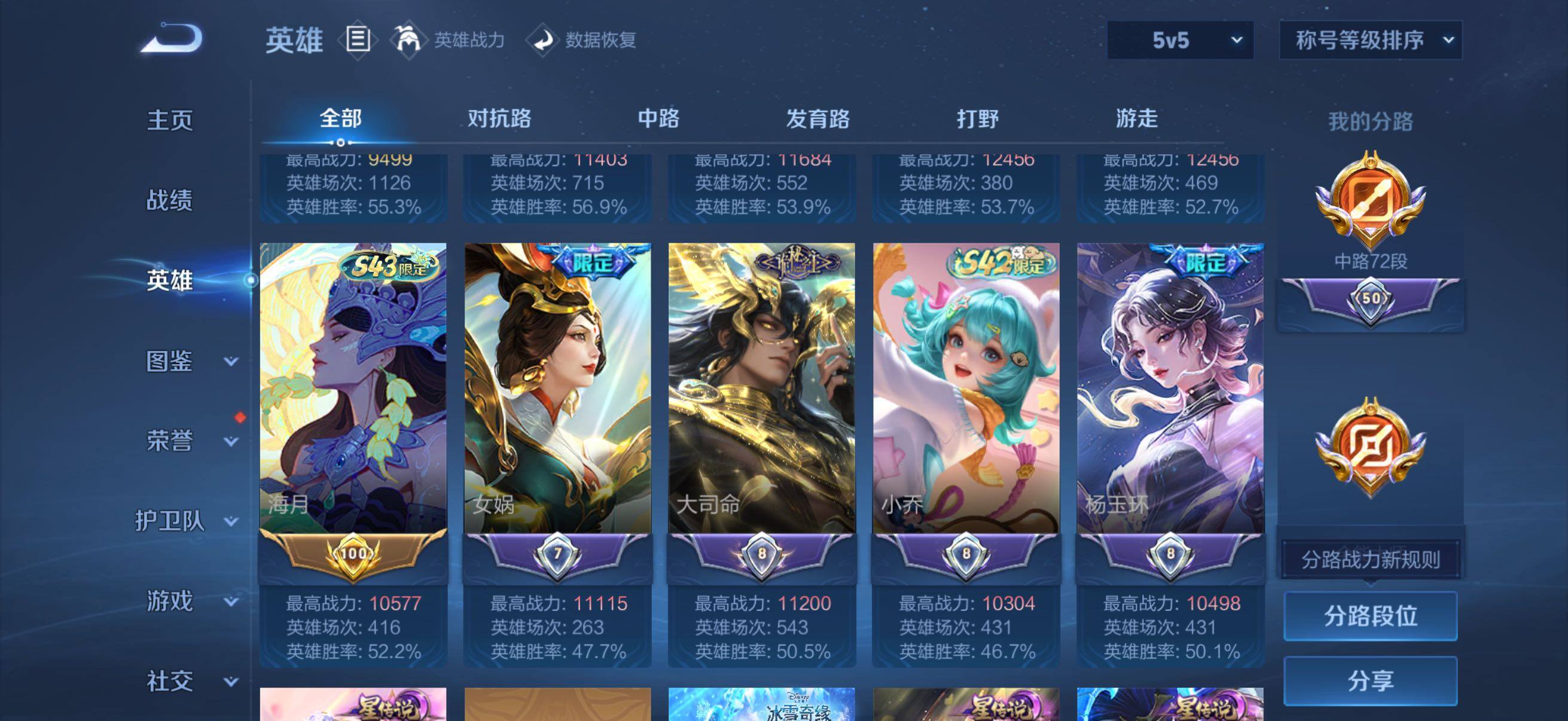 WZQM4495806王者荣耀账号详情图6